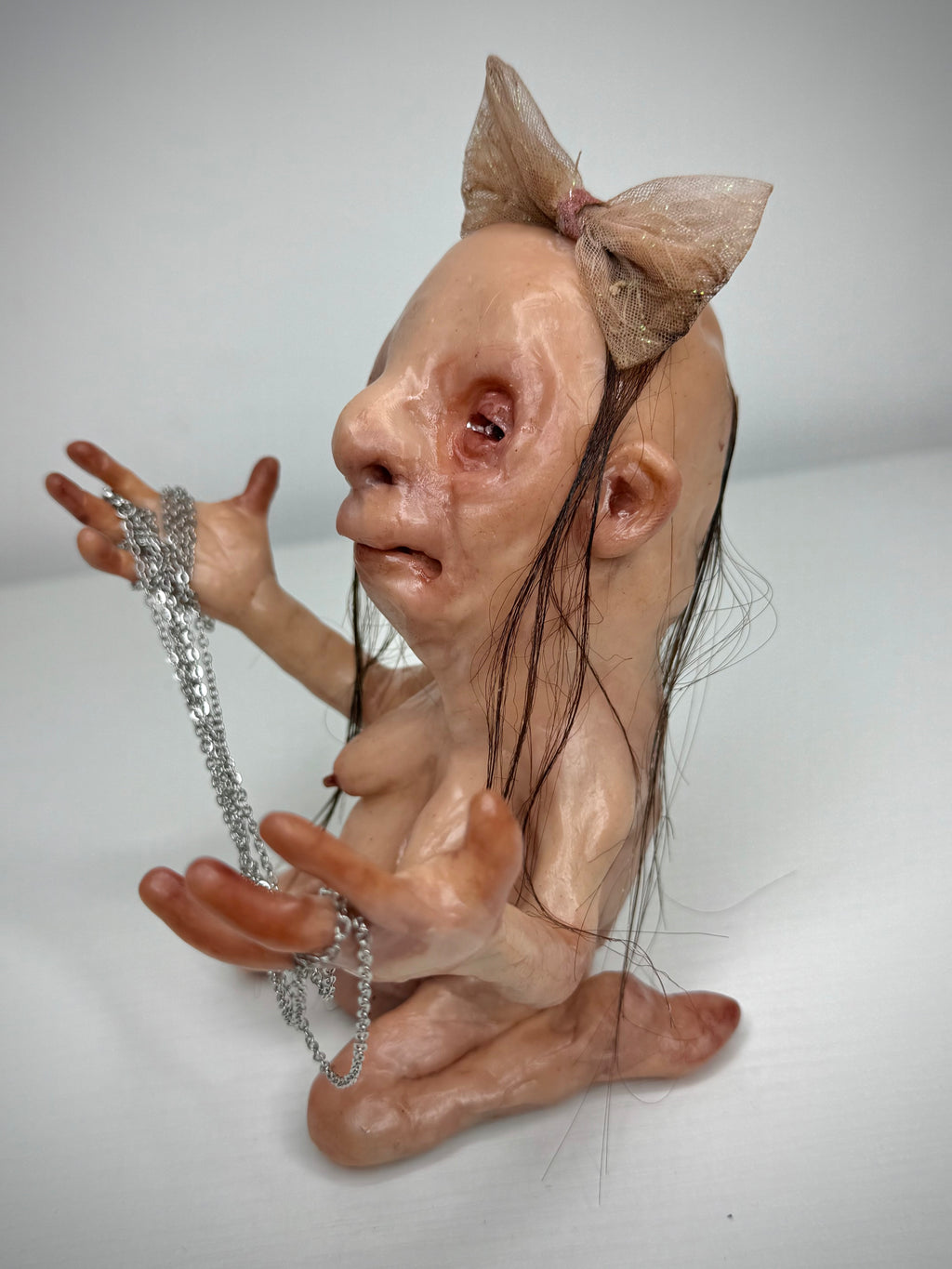 Creature Sculpture – Jewellery Holder – Weird Handmade Polymer Clay Oddity