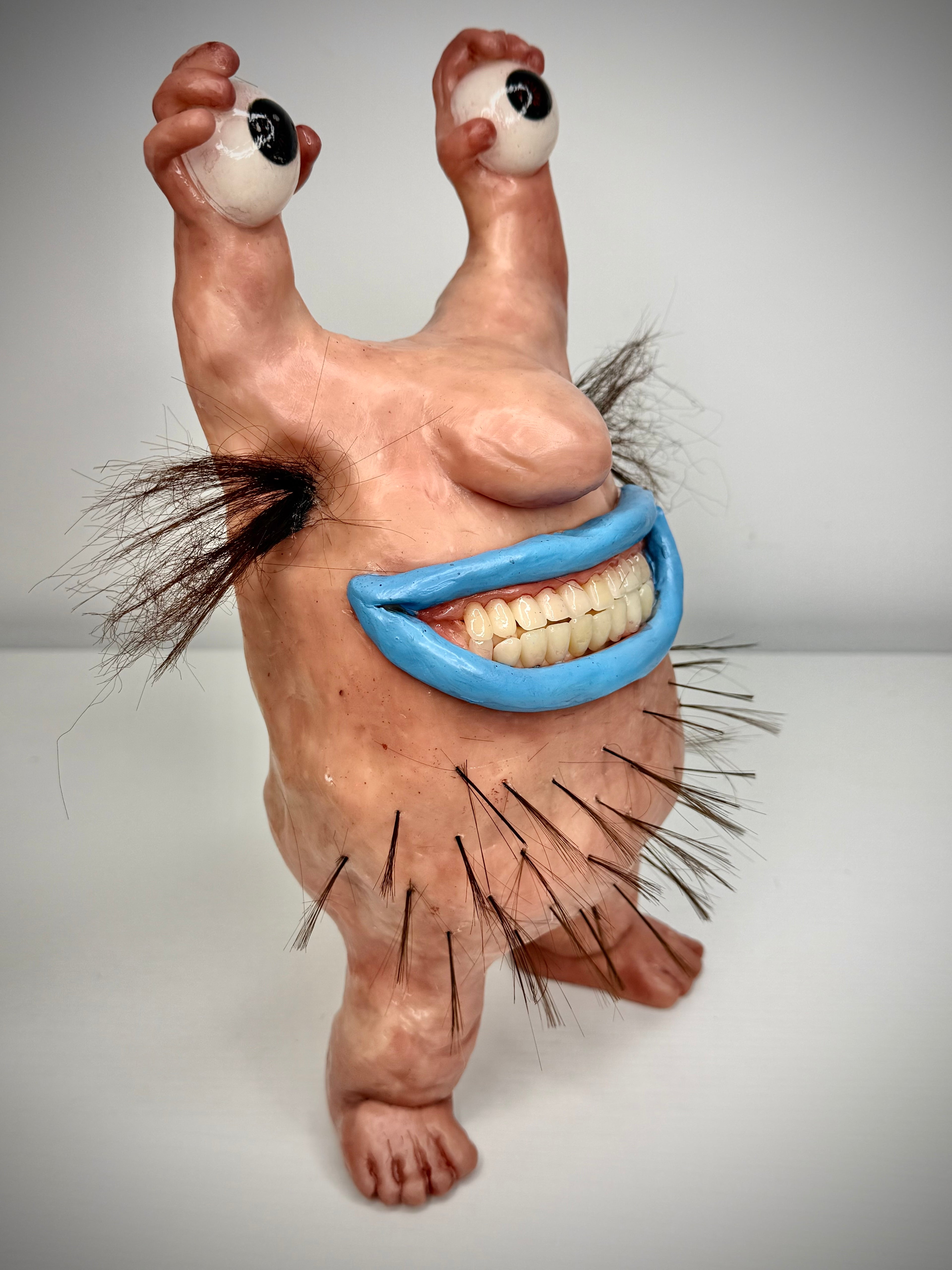 Krumm – Ahh!!! Real Monsters Inspired Sculpture – Handmade Polymer Clay Monster Oddity