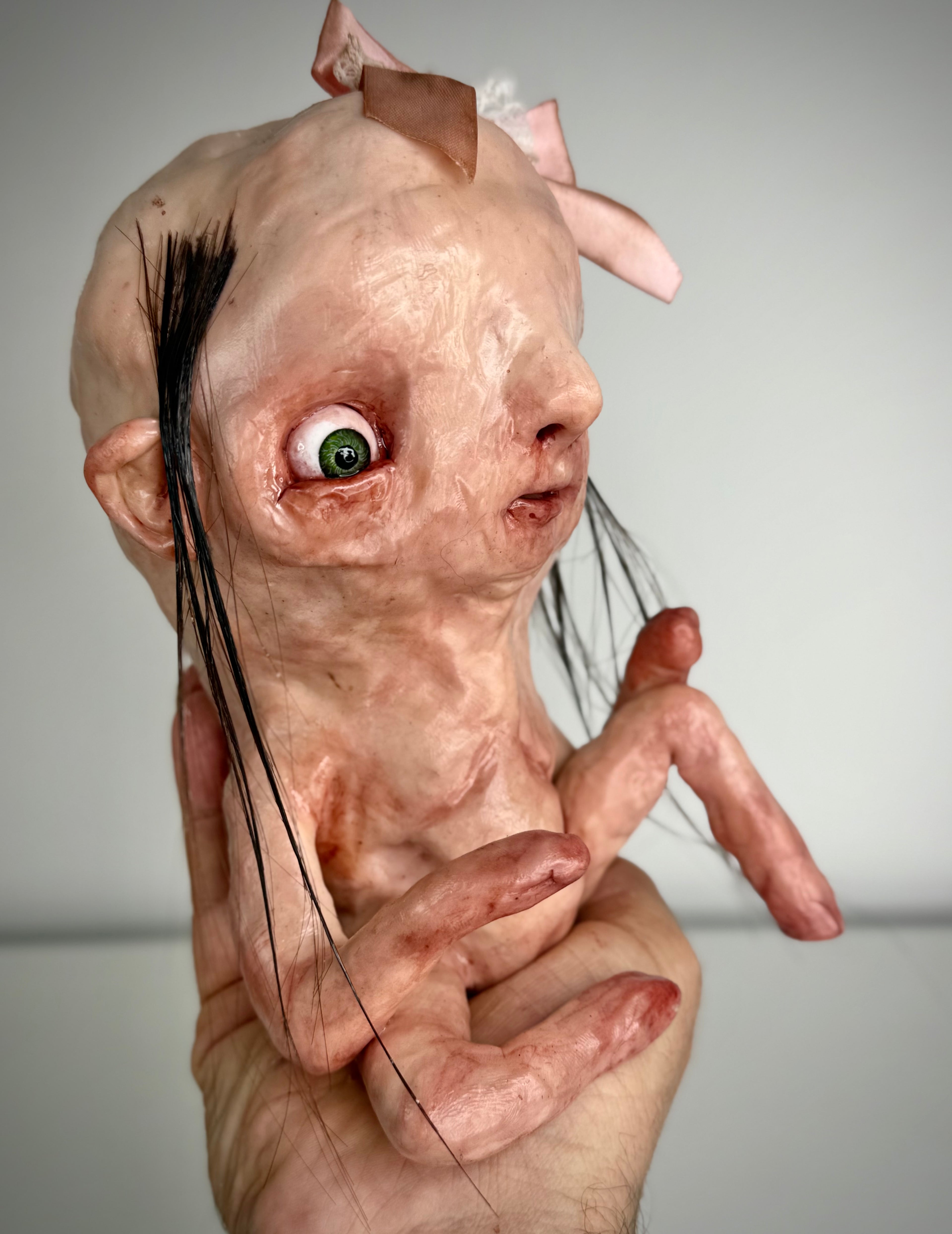 Creature Sculpture – Grotesque Handmade Polymer Clay Oddity