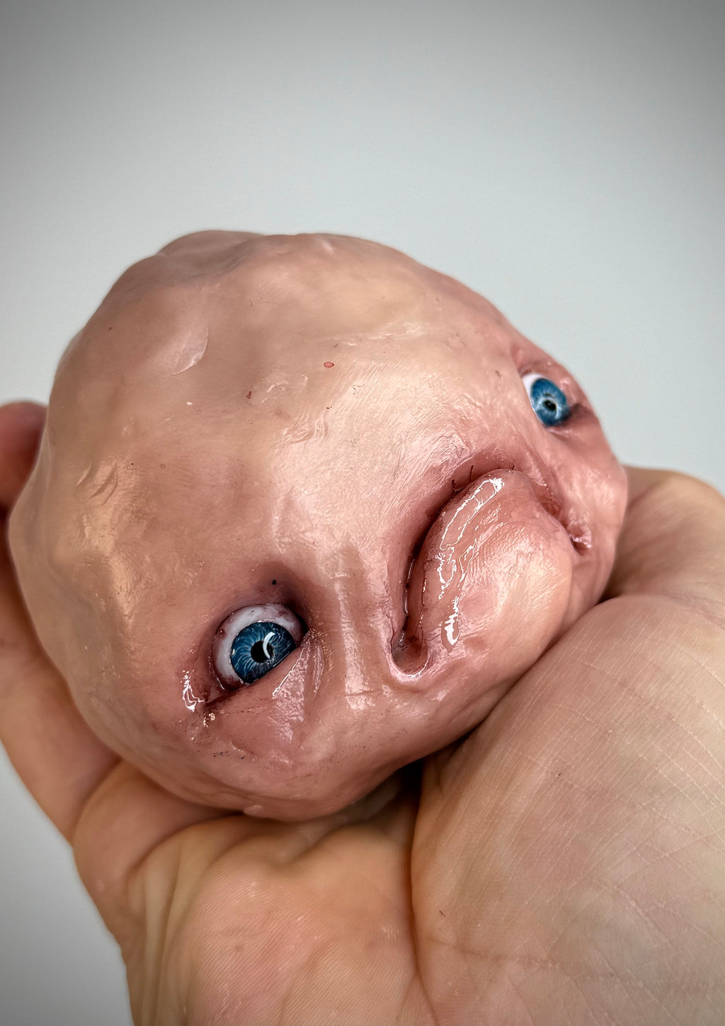 My Pet Blob – Grotesque Creature Sculpture – Weird Handmade Polymer Clay Oddity