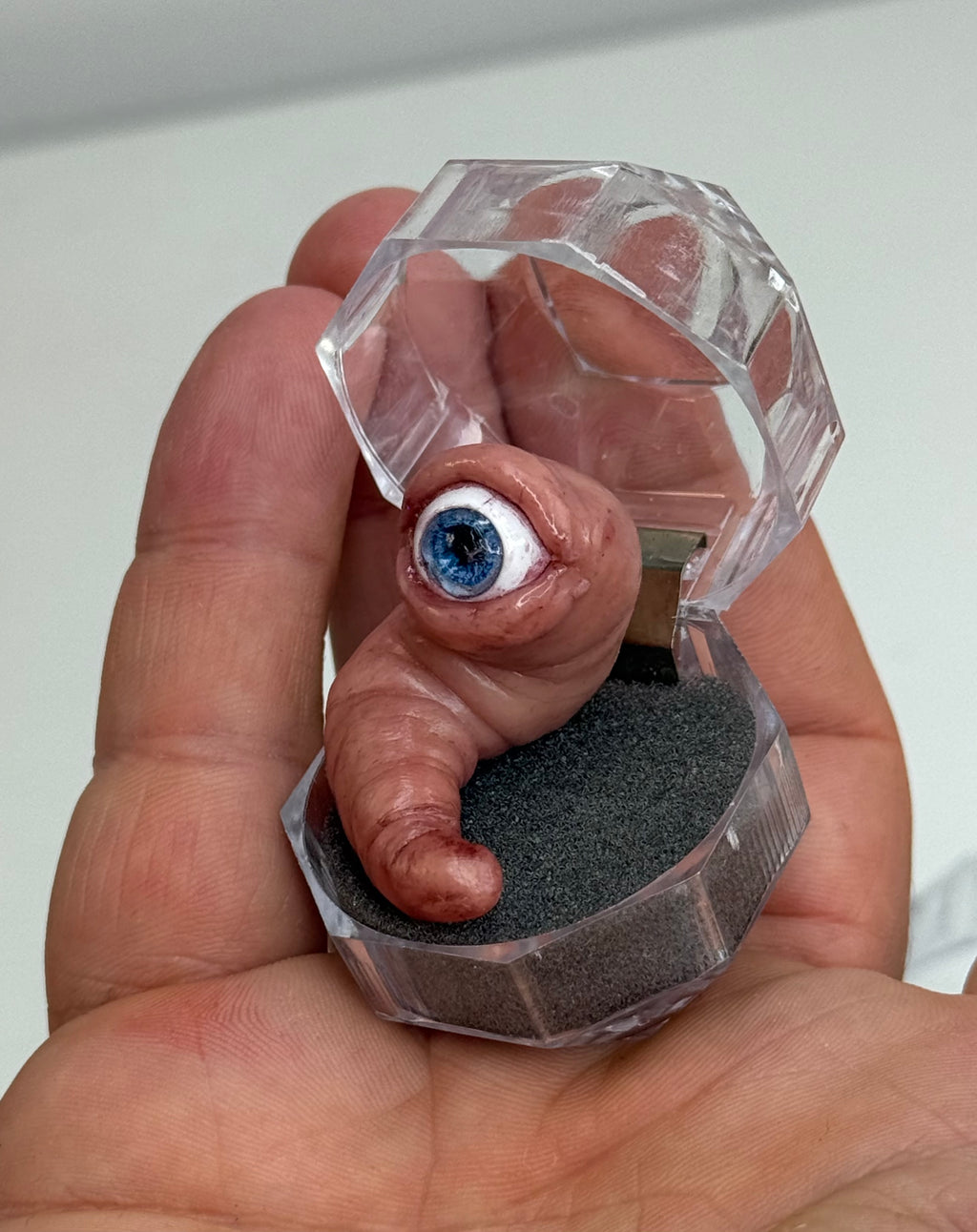 Baby Worm Blind Box Handmade Polymer Clay Cyclops Creature Collectible Mystery Gift