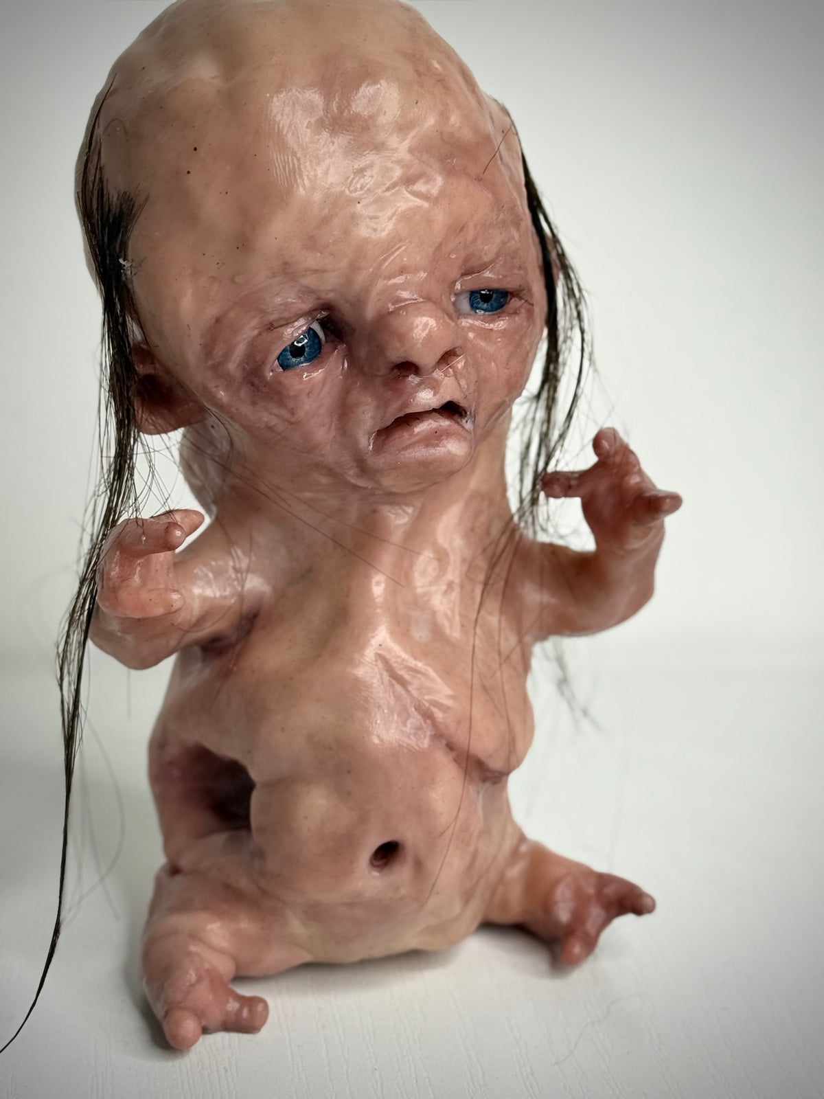 Handmade Grotesque Creature Sculpture – Horror Oddity Art