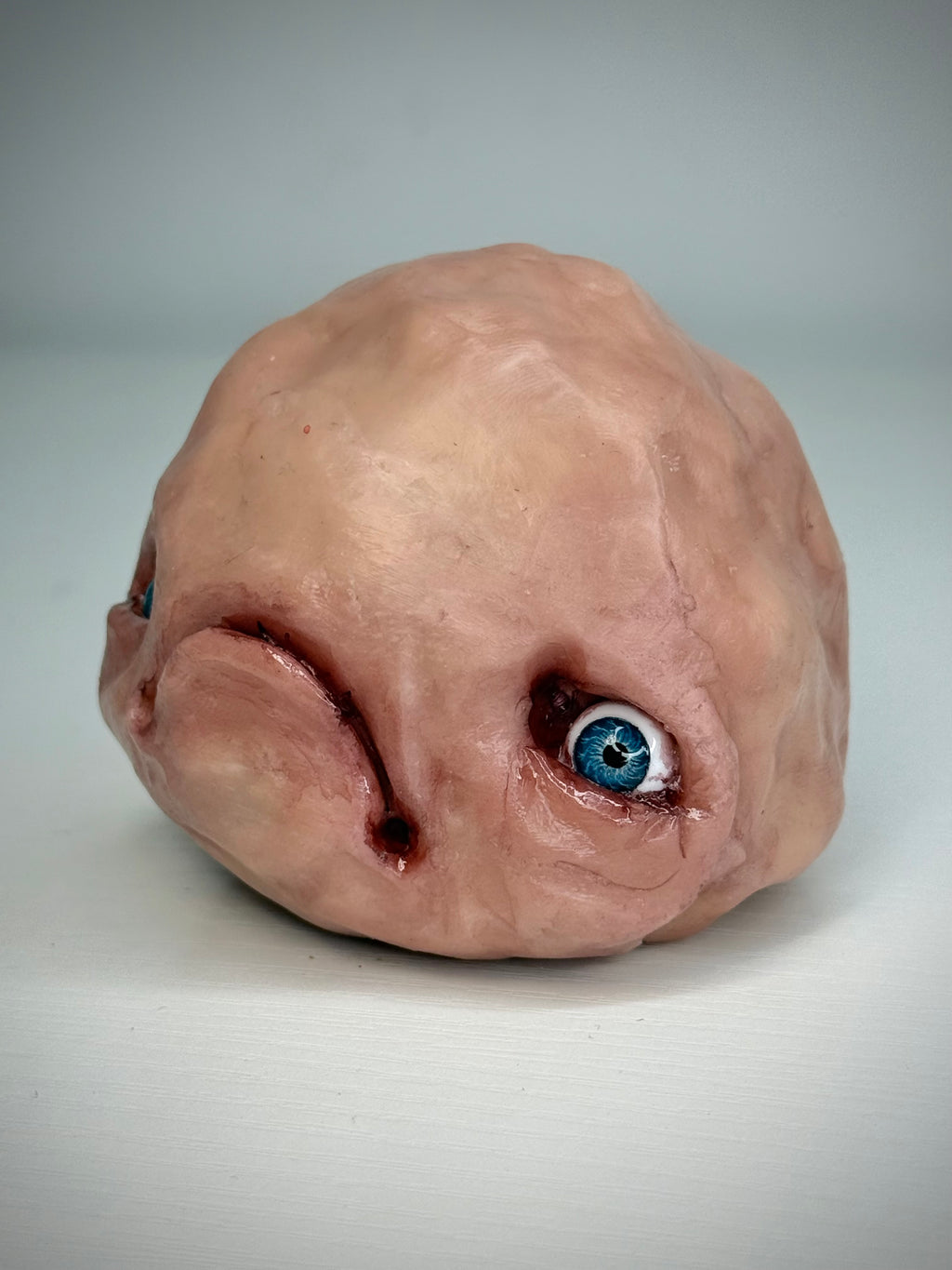 My Pet Blob – Grotesque Creature Sculpture – Weird Handmade Polymer Clay Oddity