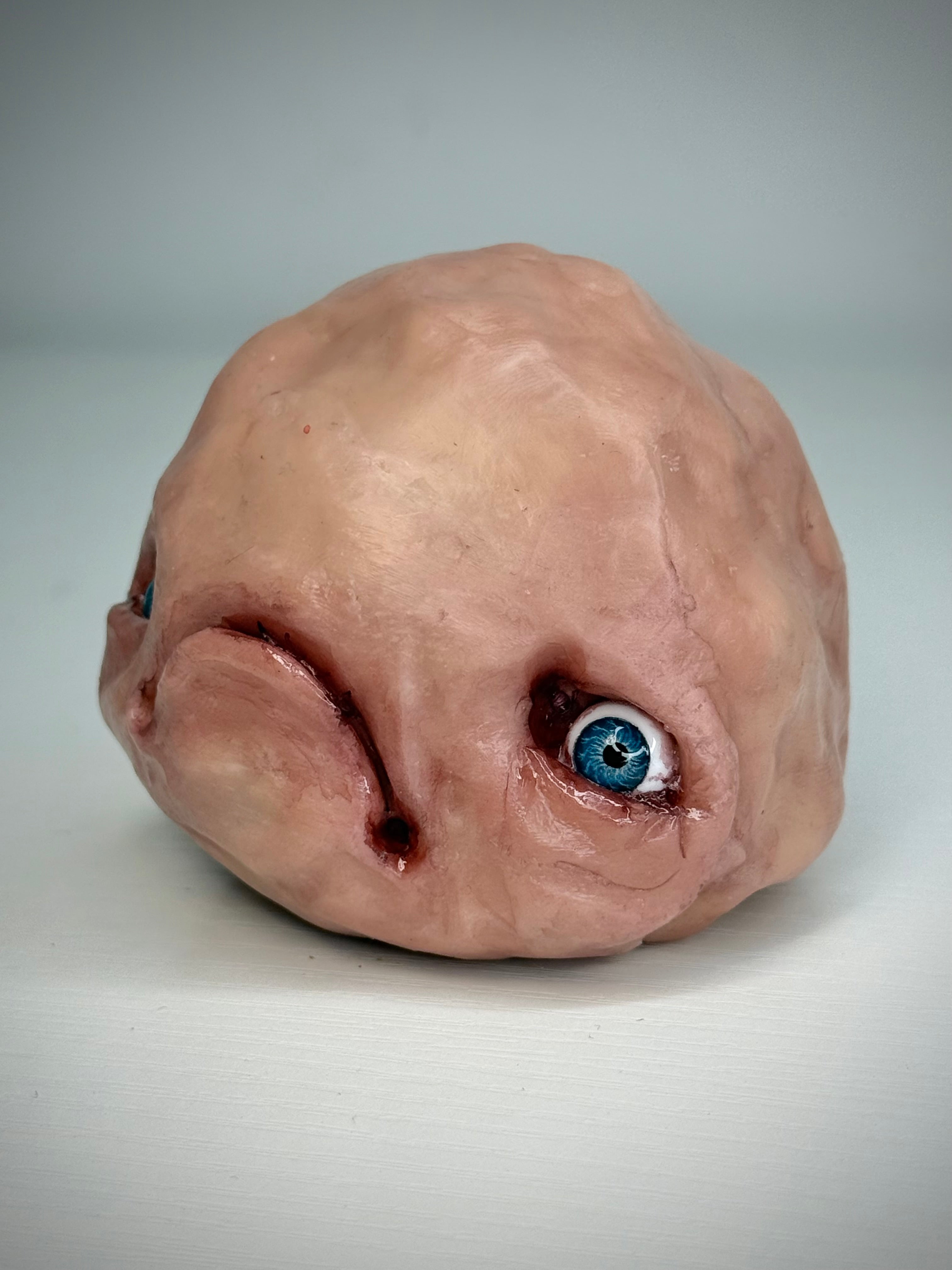 My Pet Blob – Grotesque Creature Sculpture – Weird Handmade Polymer Clay Oddity