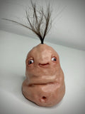 Tufty – Handmade Polymer Clay Creature Sculpture – Weird Oddity Art