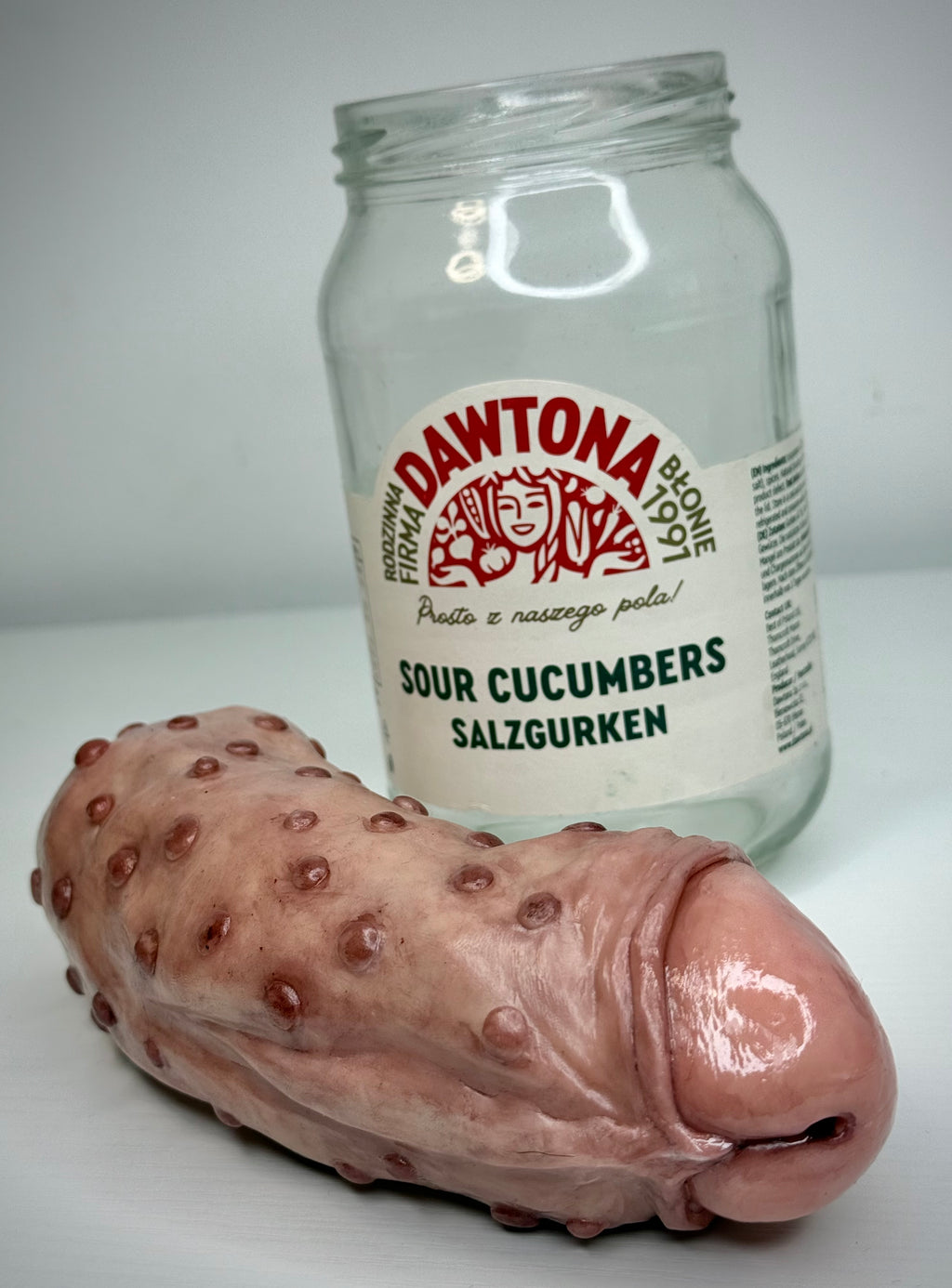 Dick Pickle – Grotesque Pickled Oddity – Weird Handmade Polymer Clay Sculpt
