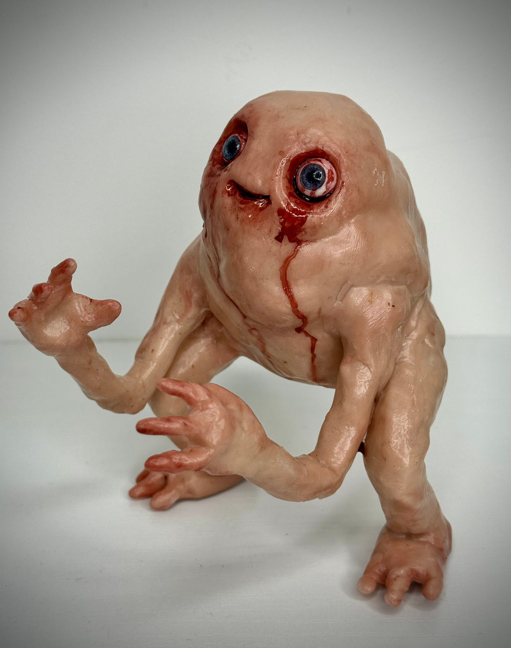 Creature Sculpture – Handmade Polymer Clay Horror Art Collectible