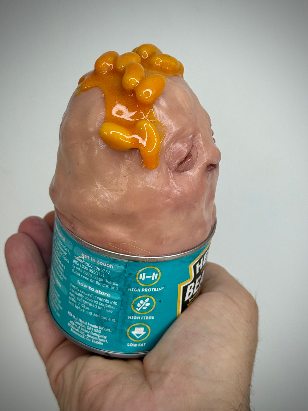 bEaNz – Sentient Bean Can Sculpture – Weird Clay Oddity ()