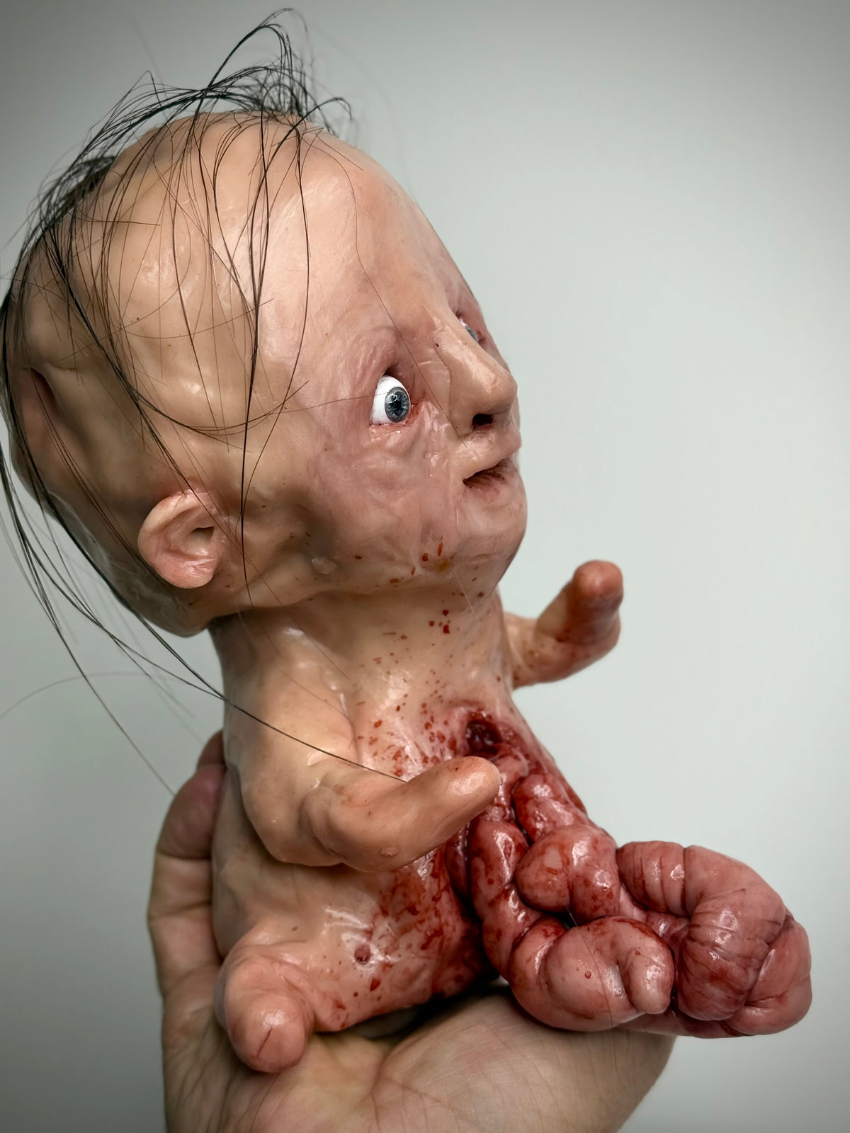 Handmade Grotesque Creature Sculpture – Horror Art / Oddity Collectible