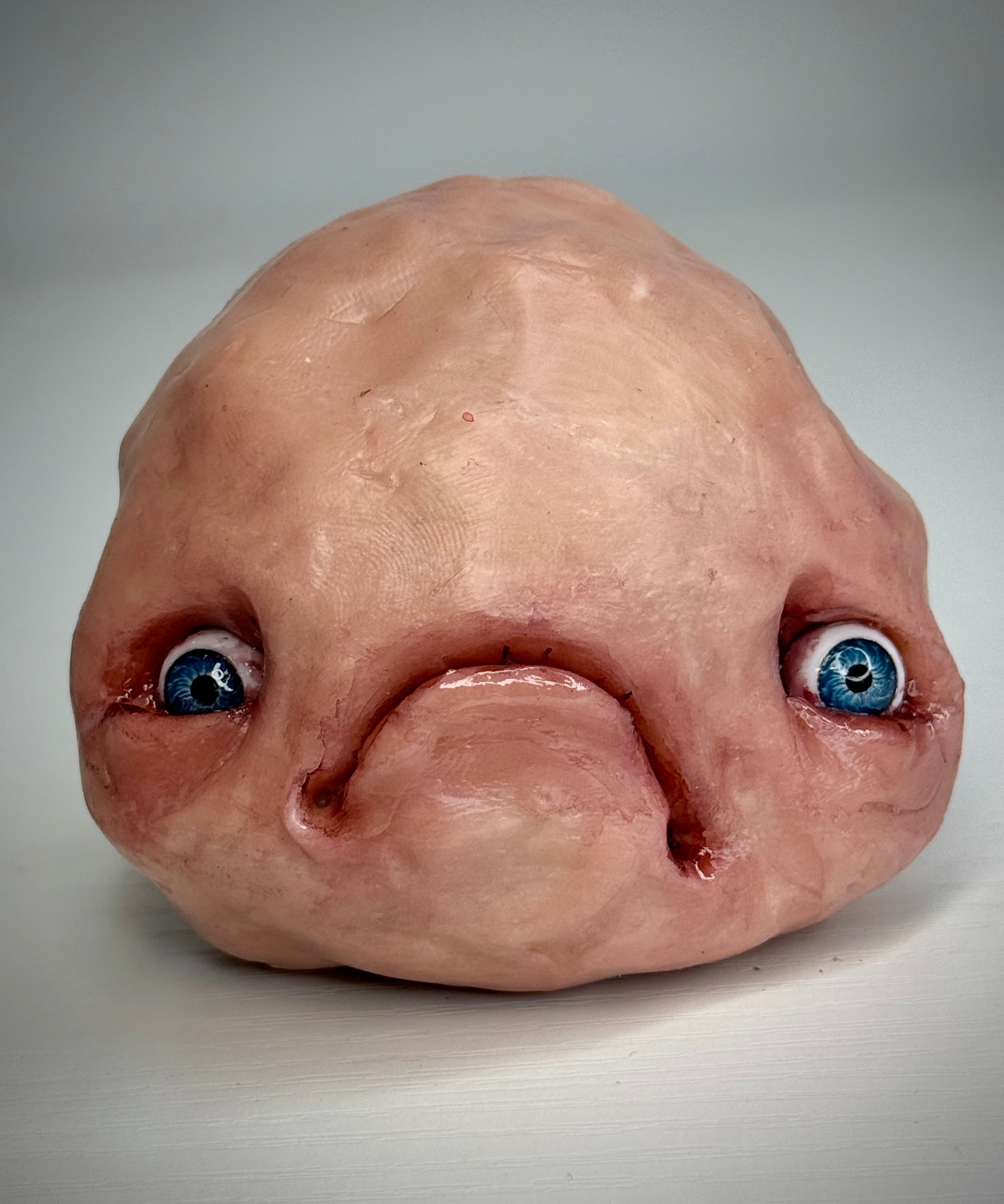 My Pet Blob – Grotesque Creature Sculpture – Weird Handmade Polymer Clay Oddity