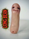 Long Bean – Grotesque Bean Creature Sculpture – Weird Handmade Polymer Clay Oddity