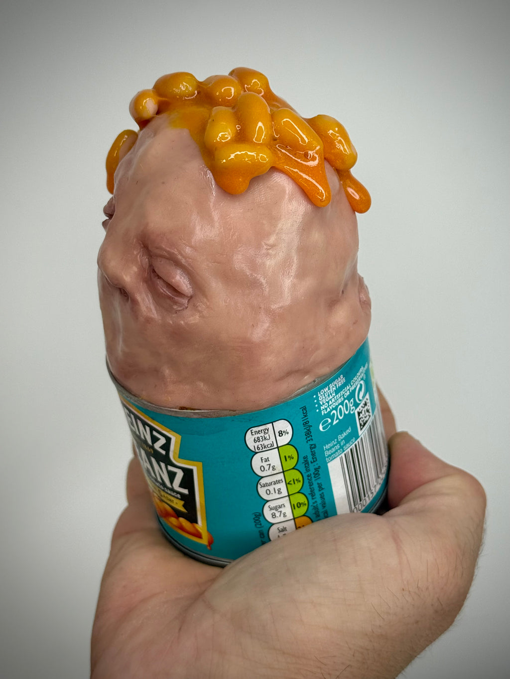 bEaNz – Sentient Bean Can Sculpture – Weird Clay Oddity ()