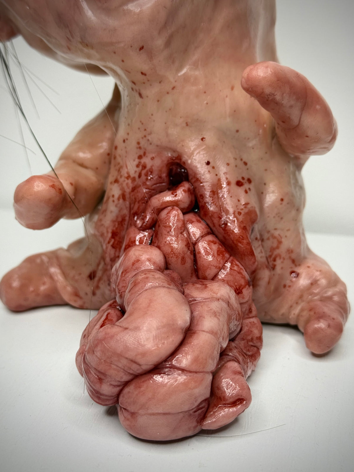 Handmade Grotesque Creature Sculpture – Horror Art / Oddity Collectible