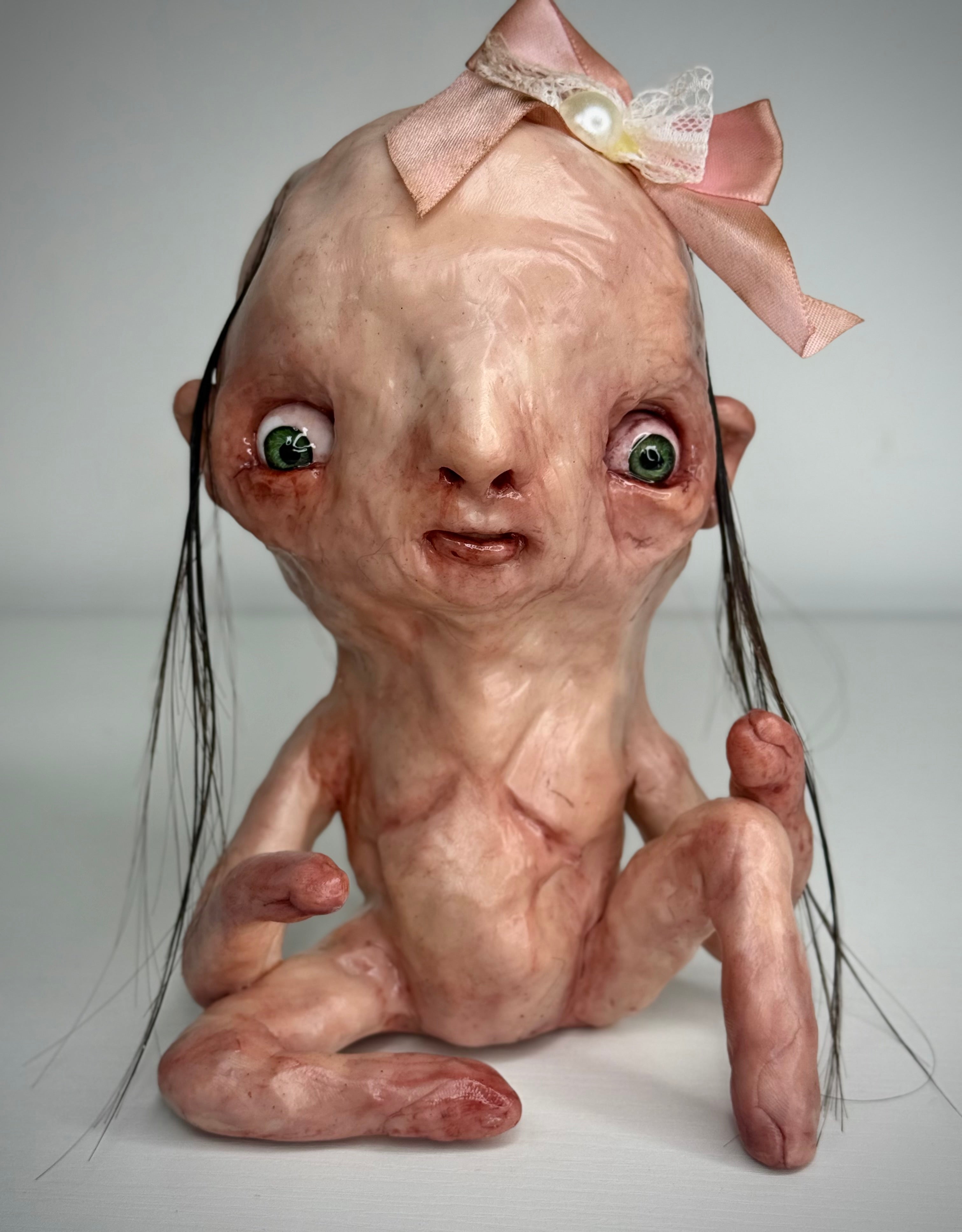 Creature Sculpture – Grotesque Handmade Polymer Clay Oddity