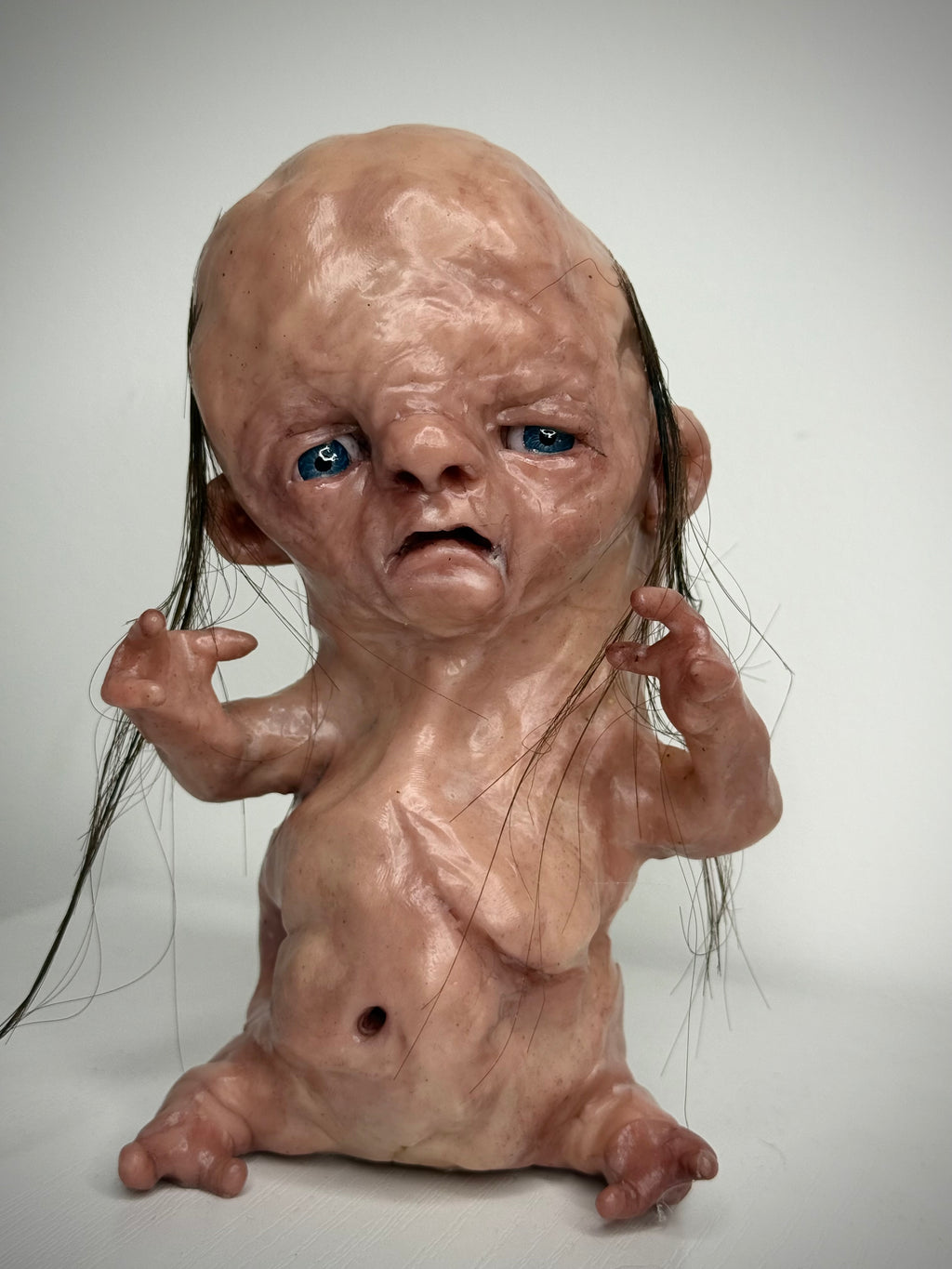 Handmade Grotesque Creature Sculpture – Horror Oddity Art