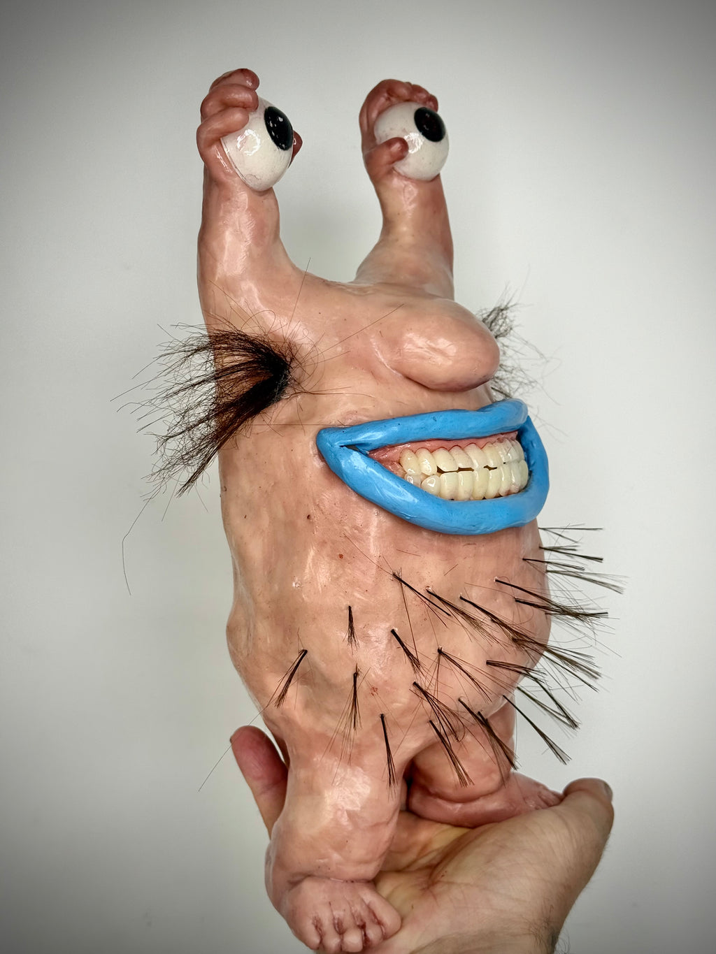 Krumm – Ahh!!! Real Monsters Inspired Sculpture – Handmade Polymer Clay Monster Oddity