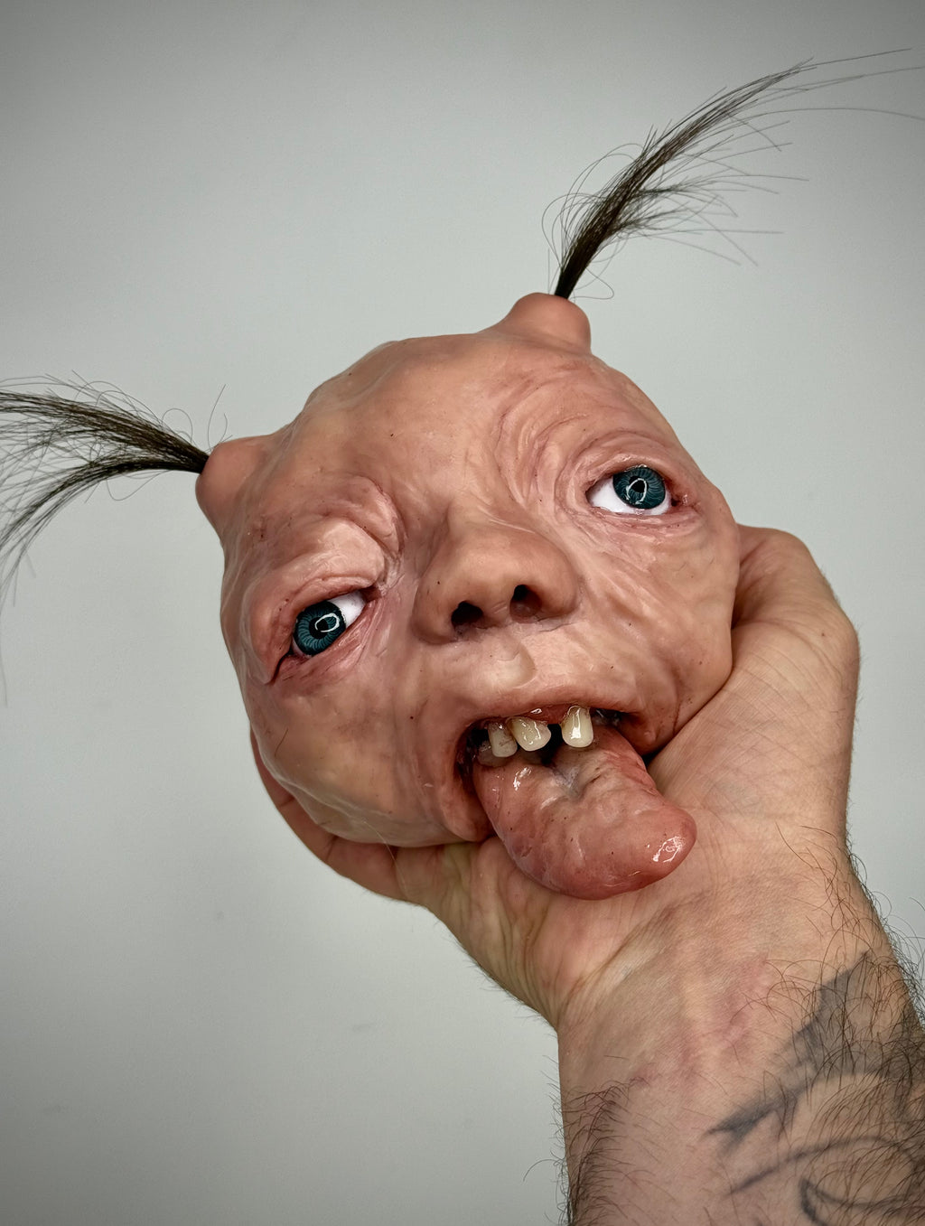 Ugly  head sculpture