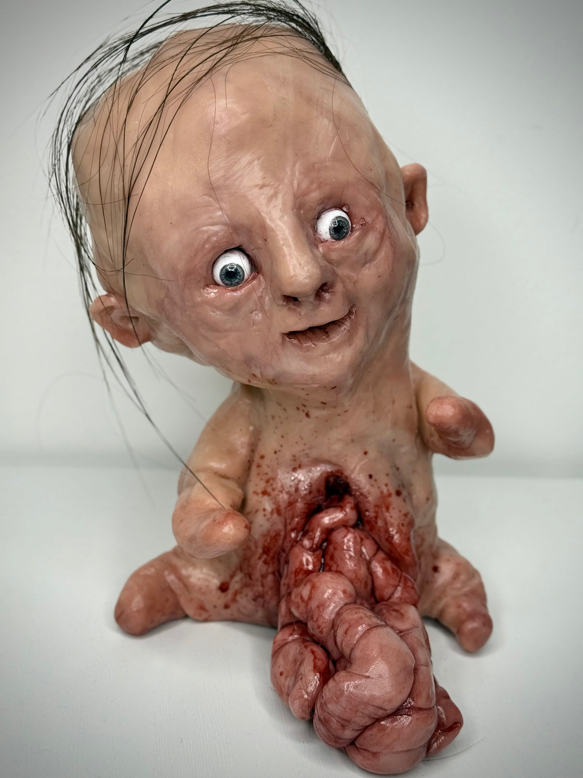 Handmade Grotesque Creature Sculpture – Horror Art / Oddity Collectible