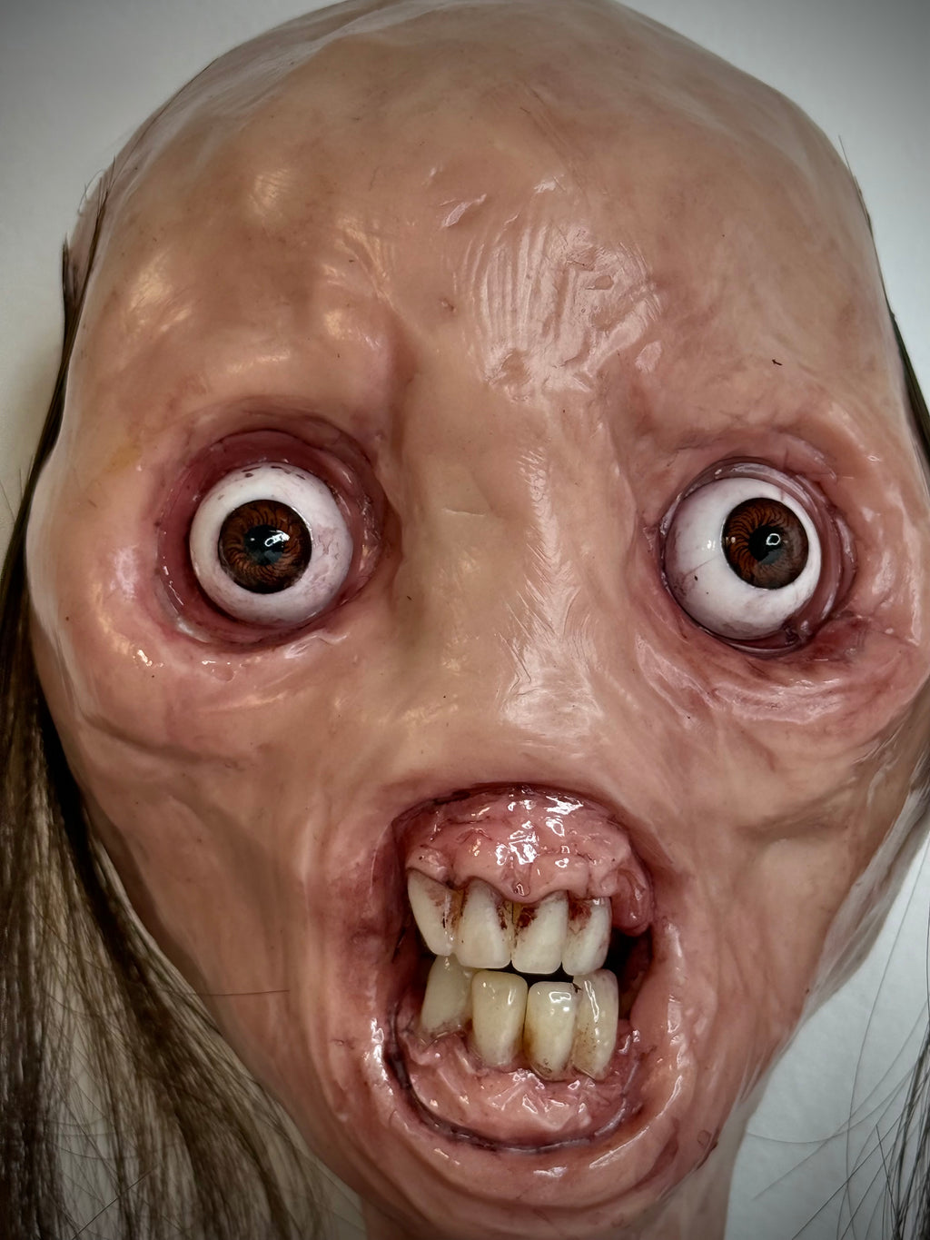Modified Toy Doll – Horror Doll Sculpture – Weird Handmade Polymer Clay Oddity