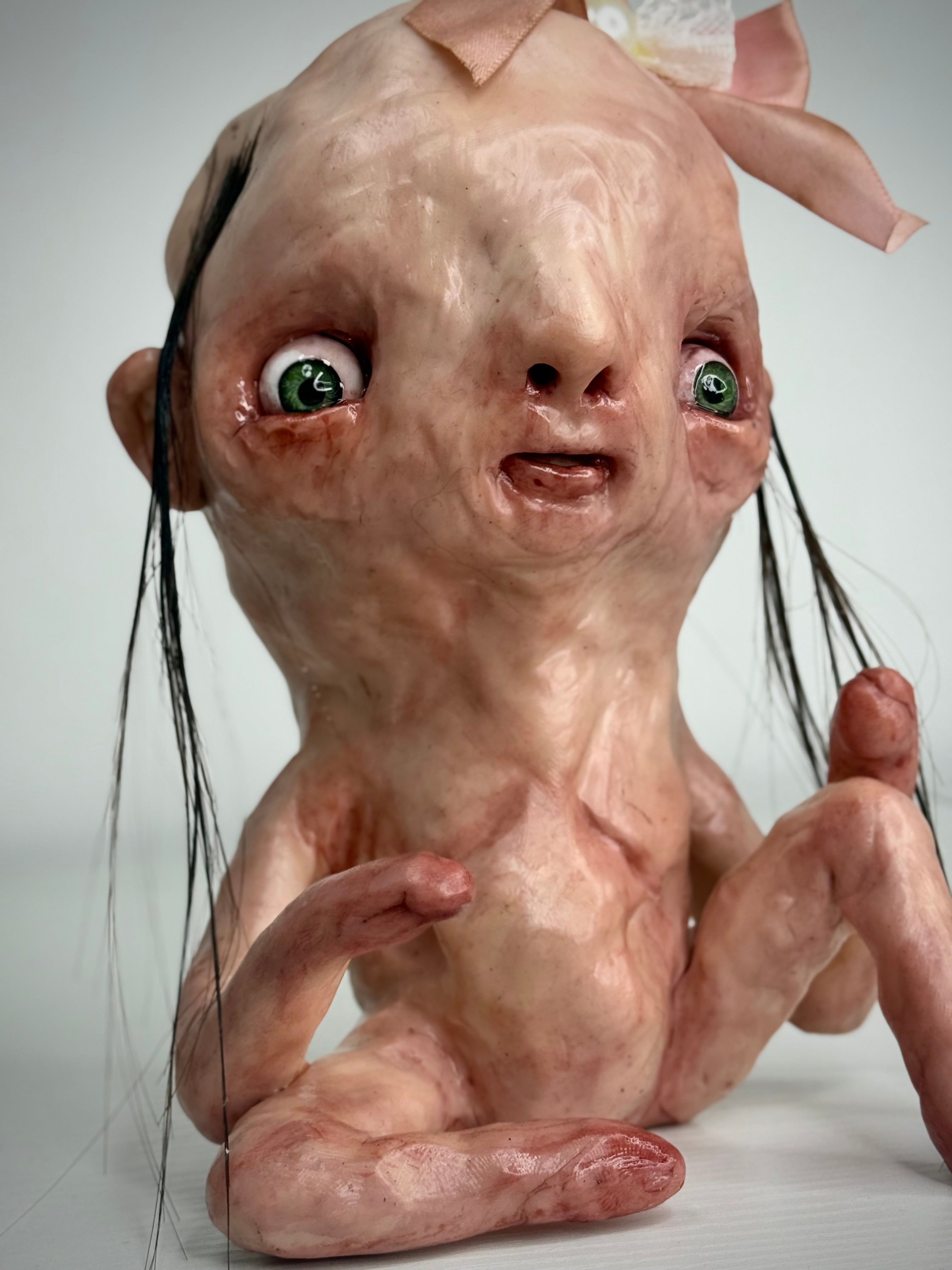 Creature Sculpture – Grotesque Handmade Polymer Clay Oddity