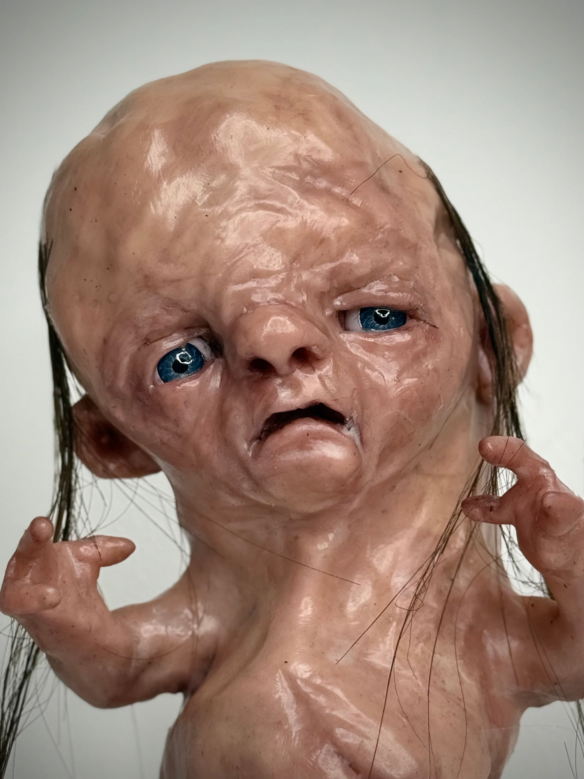 Handmade Grotesque Creature Sculpture – Horror Oddity Art
