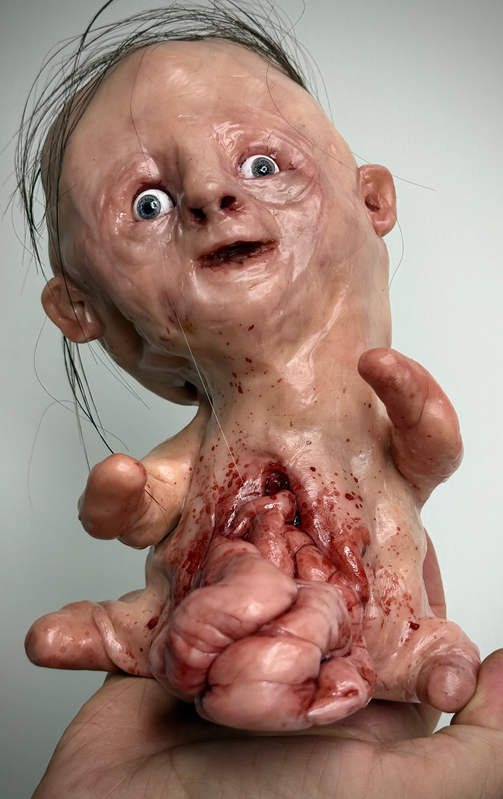 Handmade Grotesque Creature Sculpture – Horror Art / Oddity Collectible