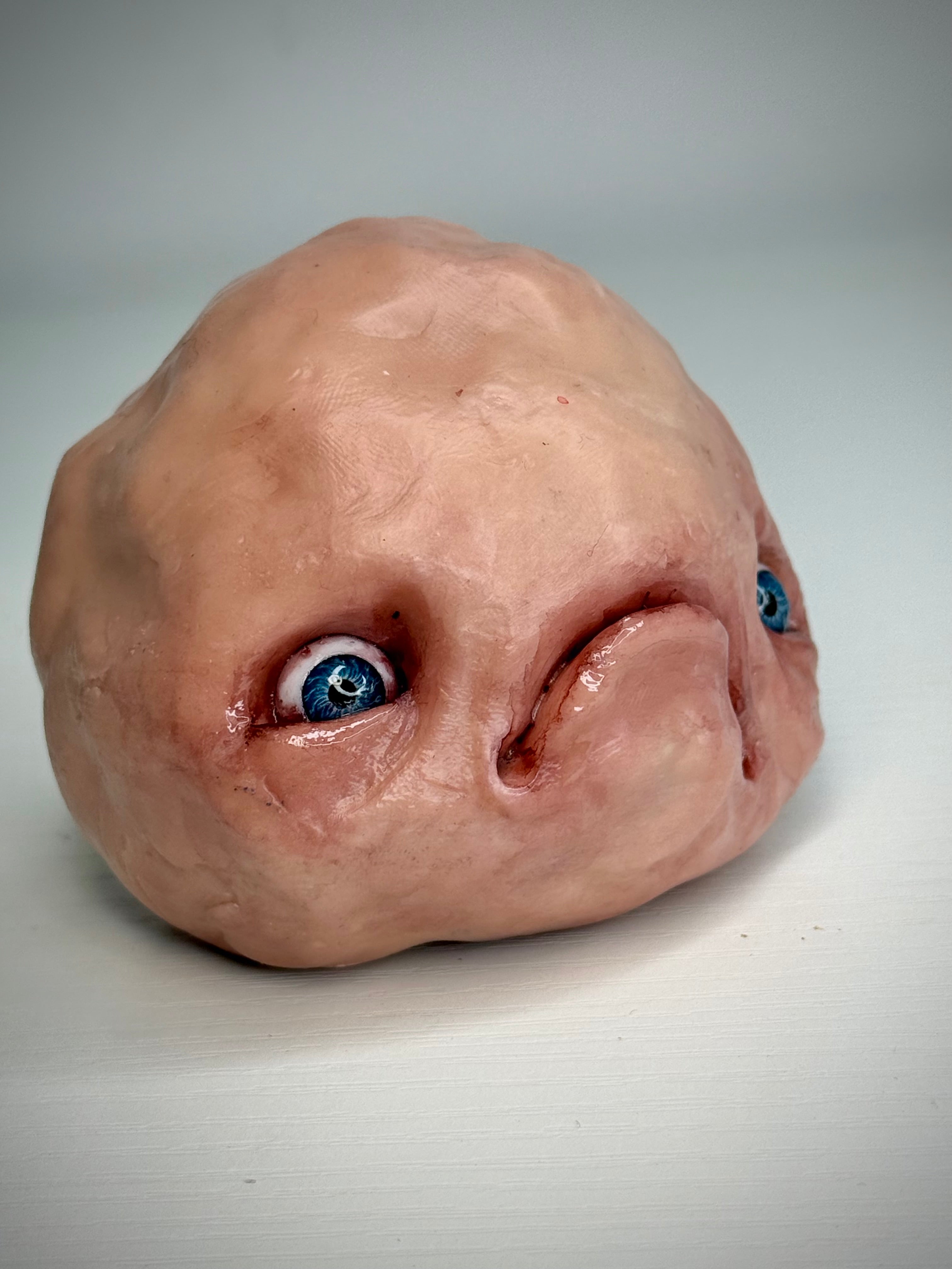 My Pet Blob – Grotesque Creature Sculpture – Weird Handmade Polymer Clay Oddity