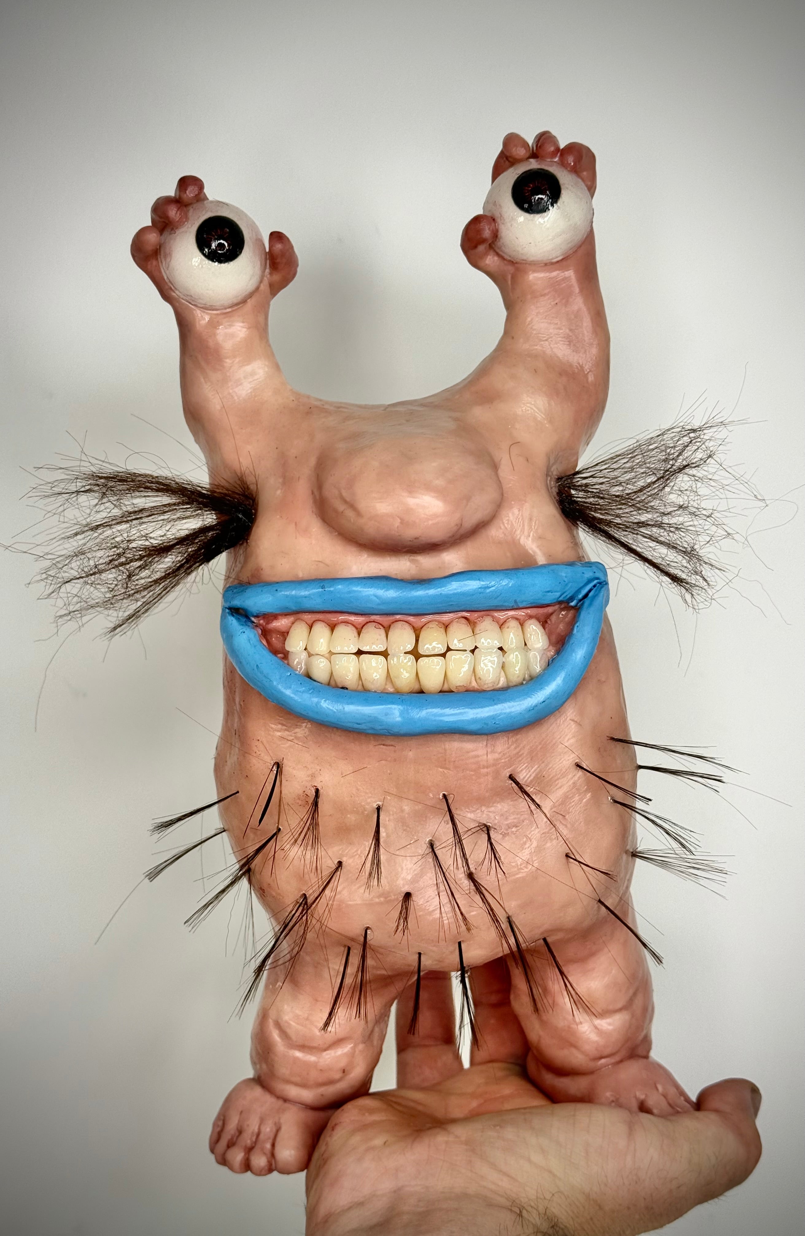 Krumm – Ahh!!! Real Monsters Inspired Sculpture – Handmade Polymer Clay Monster Oddity