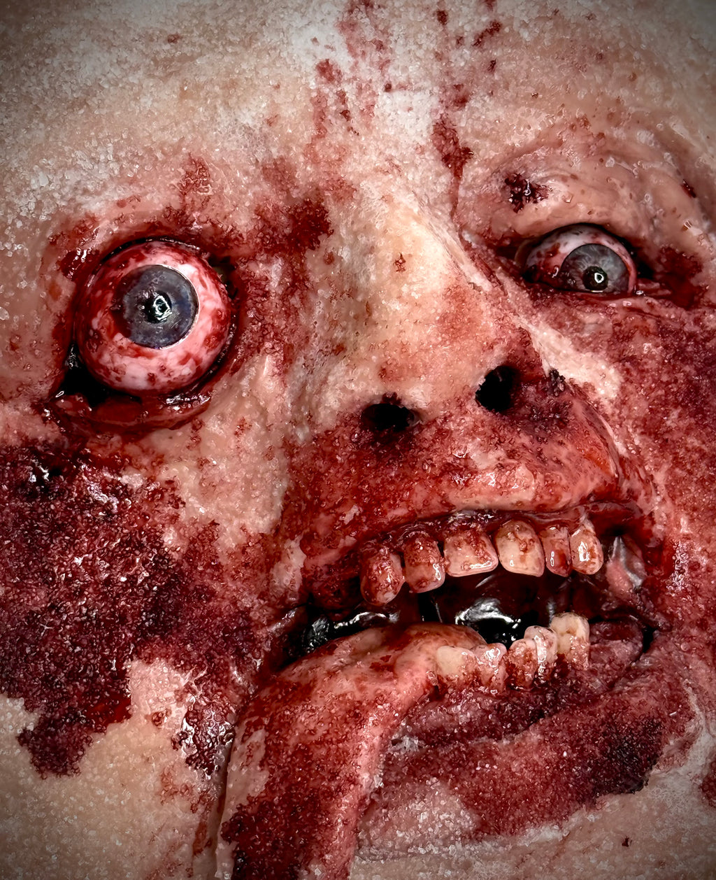 Horror Pie – Handmade Polymer Clay Horror Sculpture – Creepy Art Collectible
