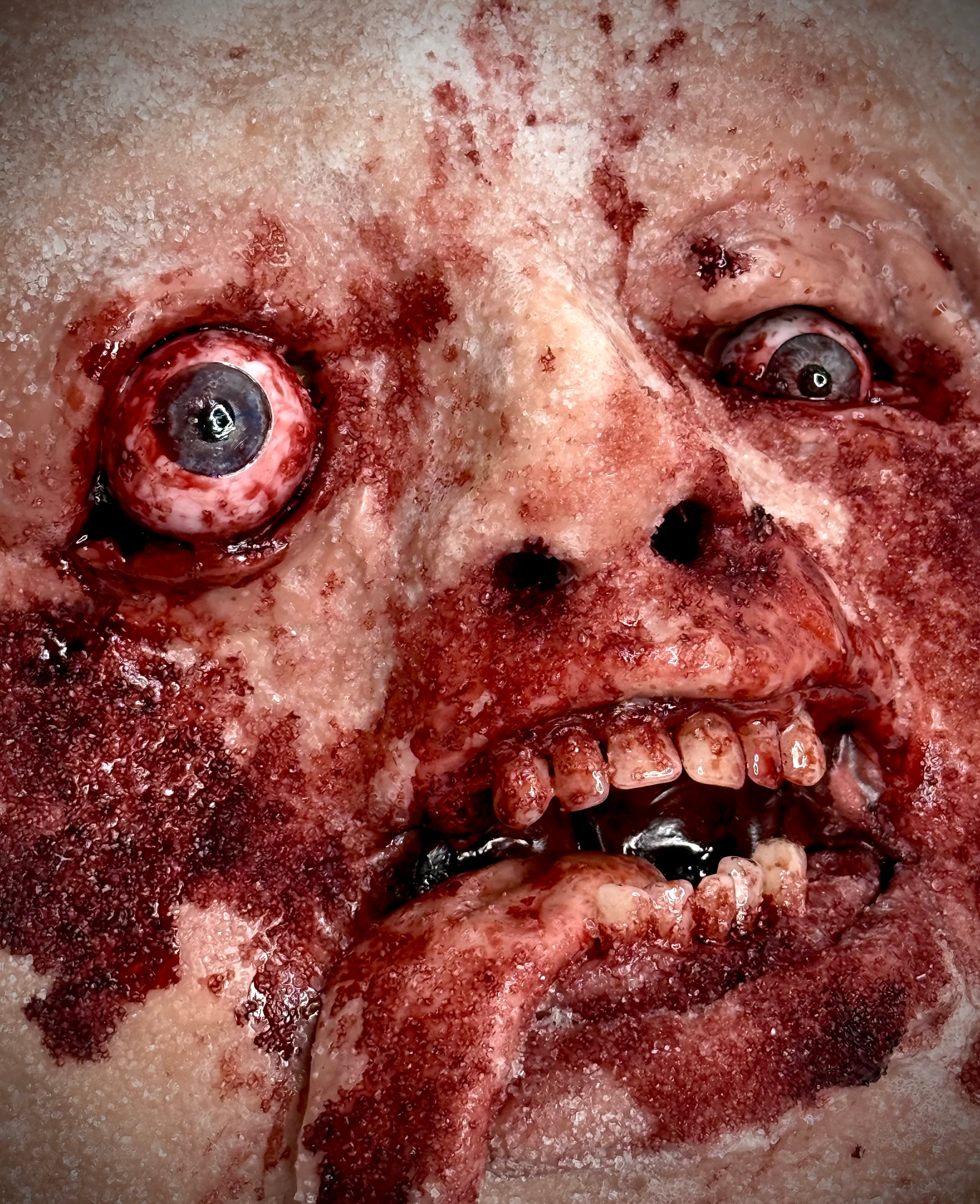Horror Pie – Handmade Polymer Clay Horror Sculpture – Creepy Art Collectible