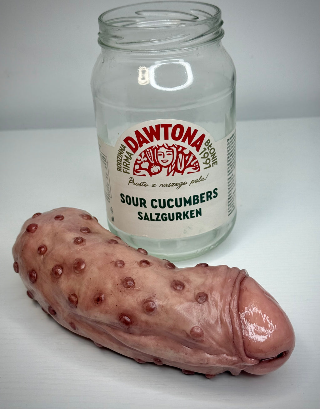 Dick Pickle – Grotesque Pickled Oddity – Weird Handmade Polymer Clay Sculpt