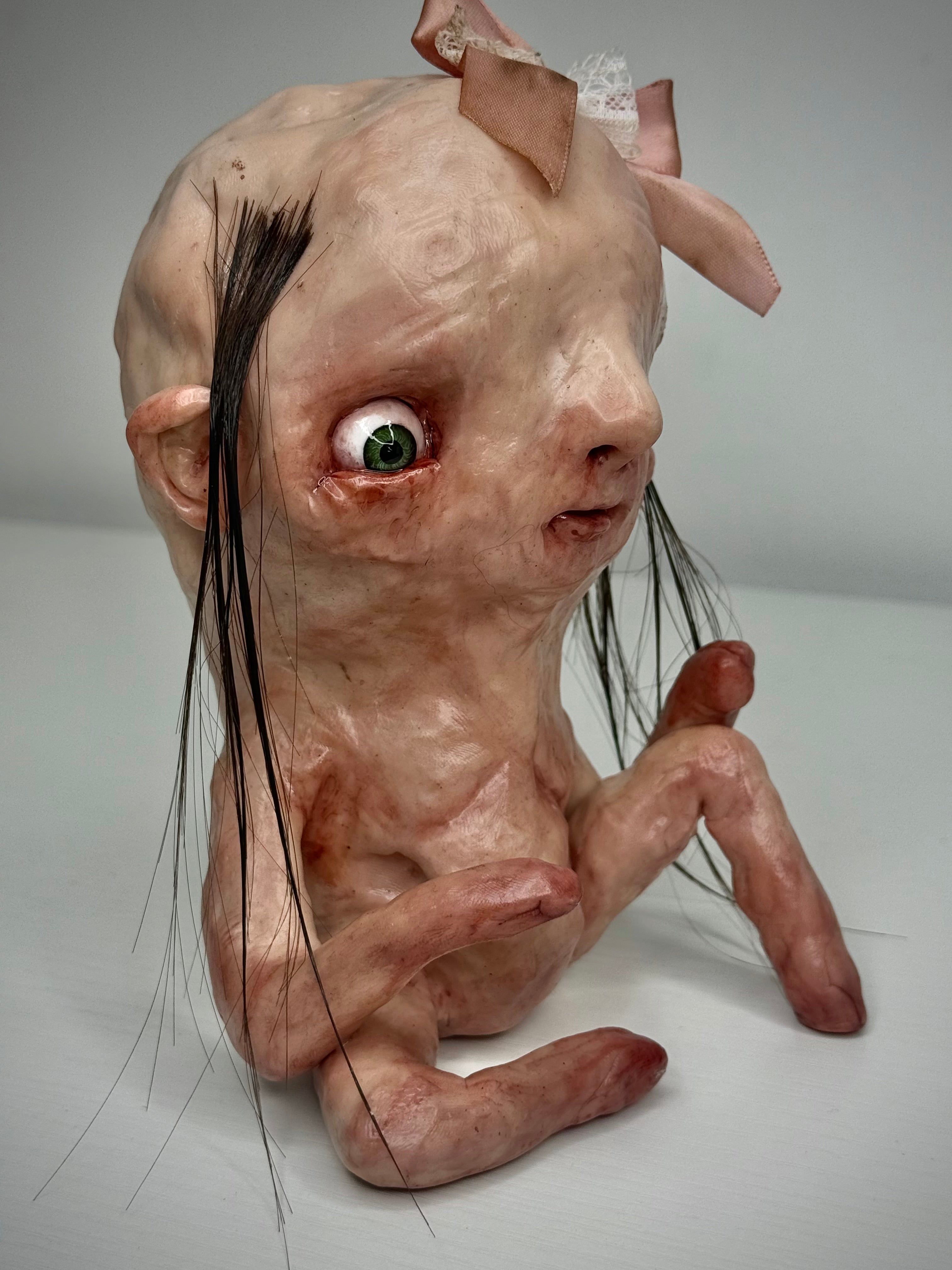 Creature Sculpture – Grotesque Handmade Polymer Clay Oddity