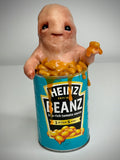 Bathing Beanz Disturbie – Bean Bath Creature Sculpture – Weird Handmade Polymer Clay Oddity