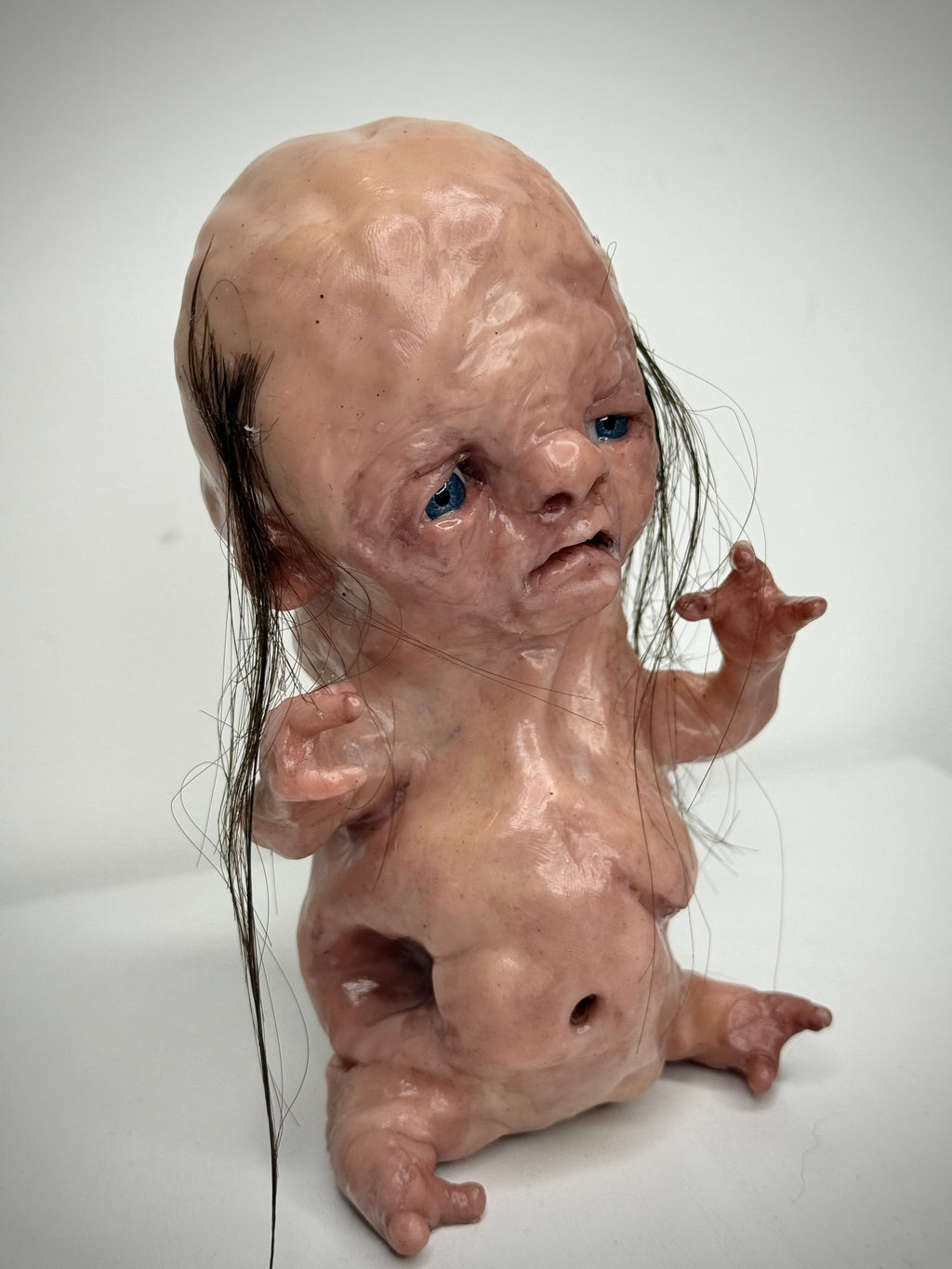 Handmade Grotesque Creature Sculpture – Horror Oddity Art