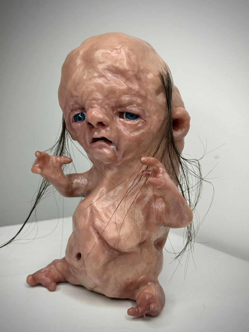 Handmade Grotesque Creature Sculpture – Horror Oddity Art