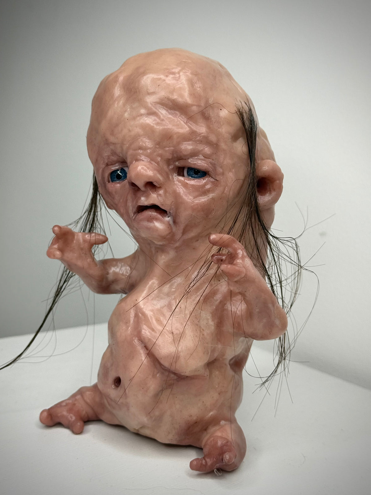 Handmade Grotesque Creature Sculpture – Horror Oddity Art