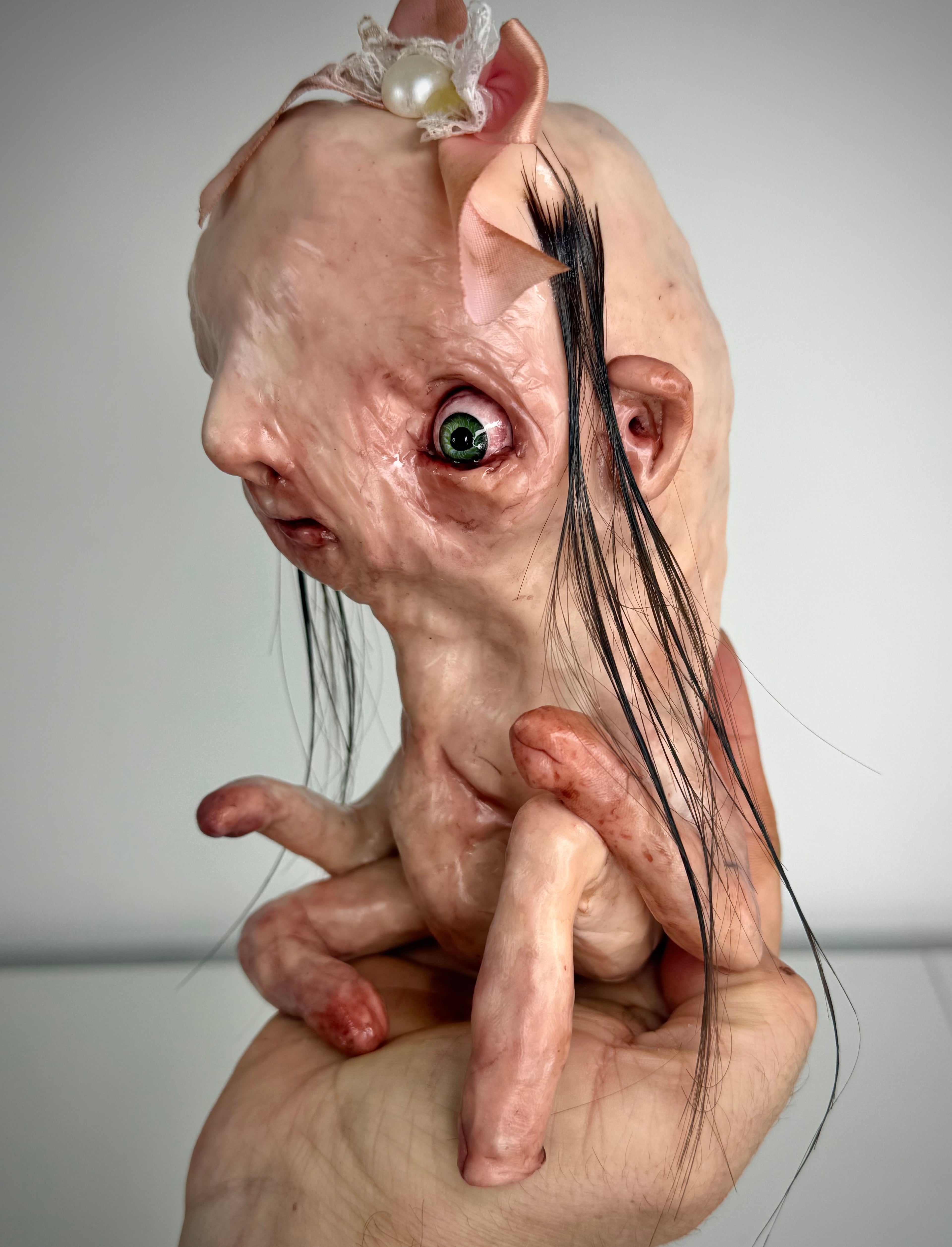 Creature Sculpture – Grotesque Handmade Polymer Clay Oddity