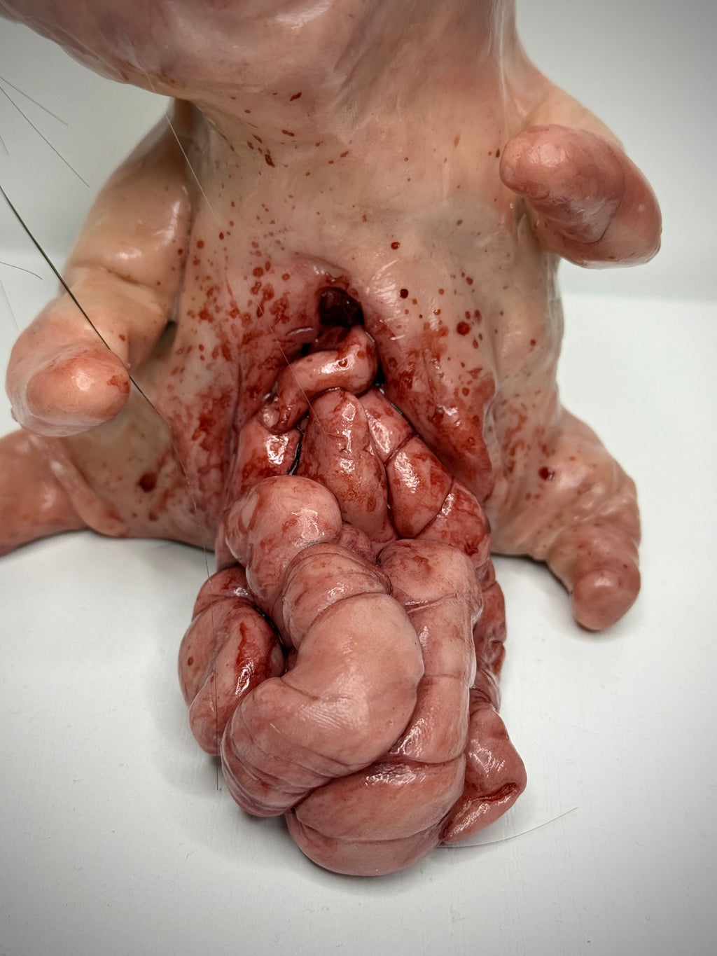 Handmade Grotesque Creature Sculpture – Horror Art / Oddity Collectible