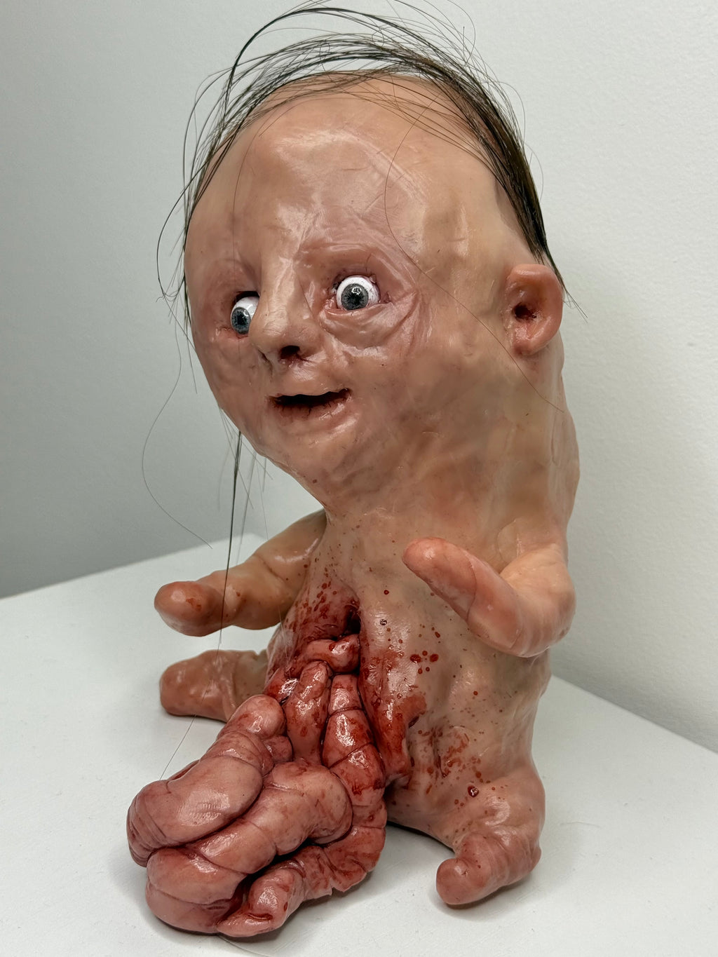 Handmade Grotesque Creature Sculpture – Horror Art / Oddity Collectible