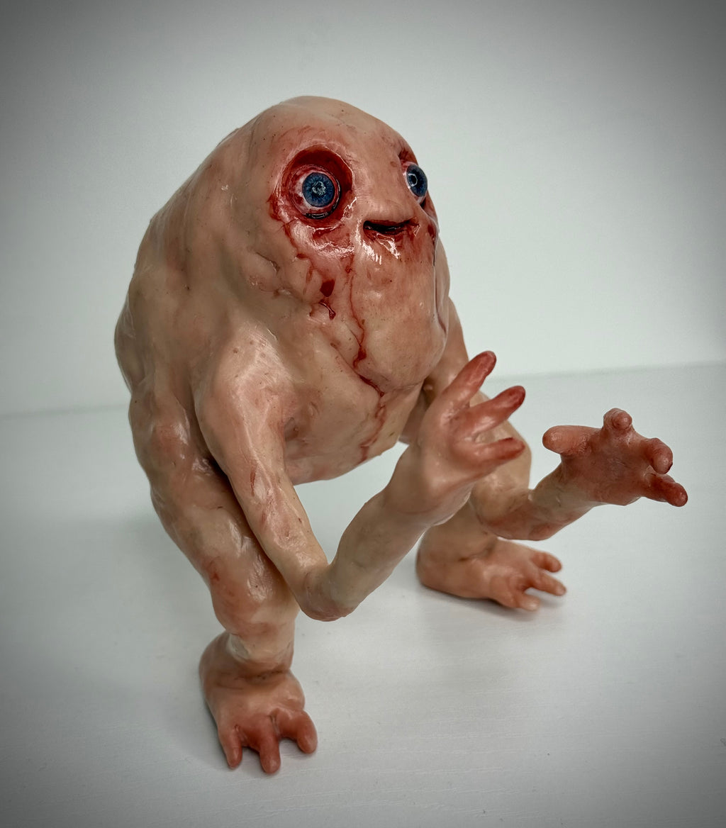 Creature Sculpture – Handmade Polymer Clay Horror Art Collectible
