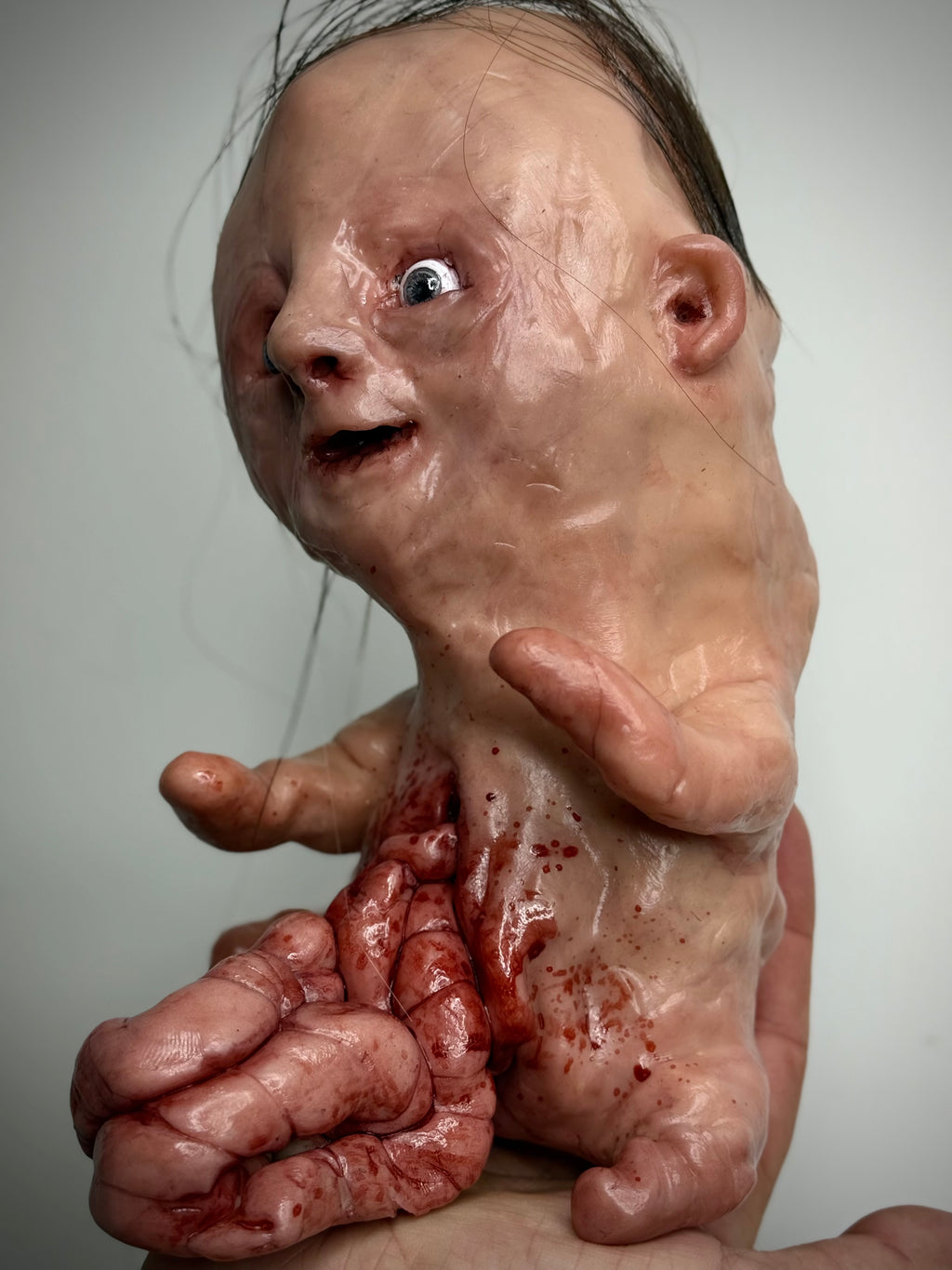 Handmade Grotesque Creature Sculpture – Horror Art / Oddity Collectible
