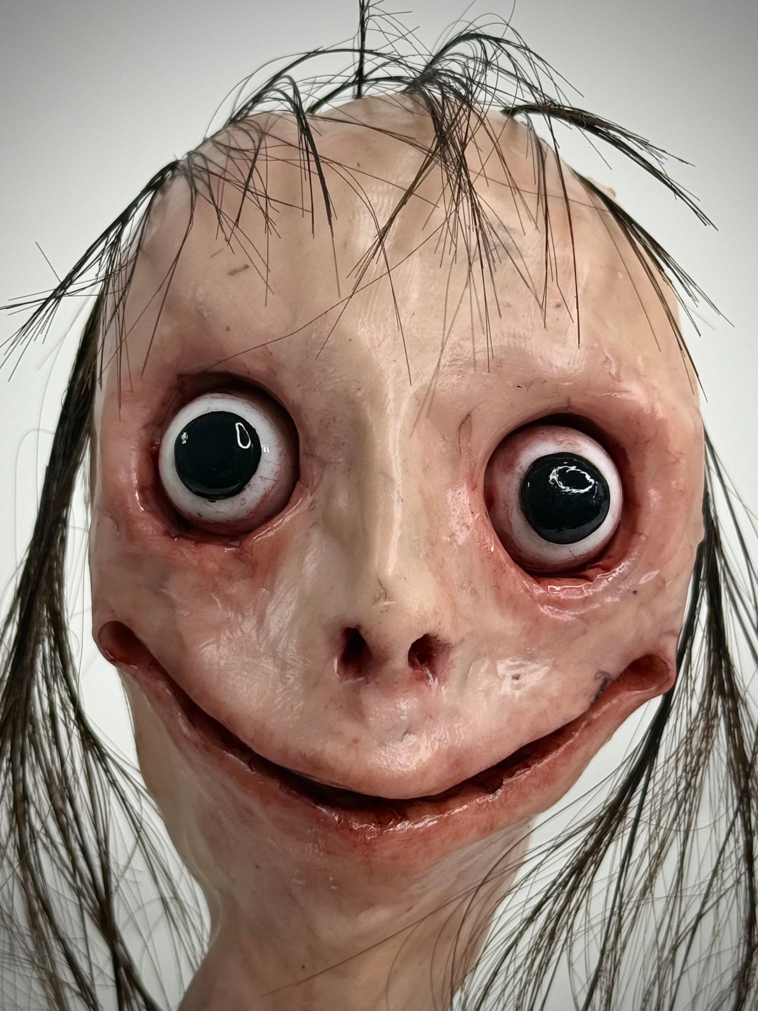 Momo Inspired Bird Creature Sculpture – Weird Handmade Polymer Clay Oddity