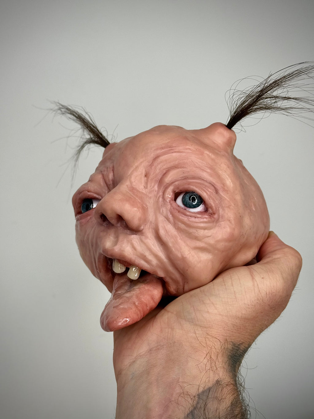 Ugly  head sculpture