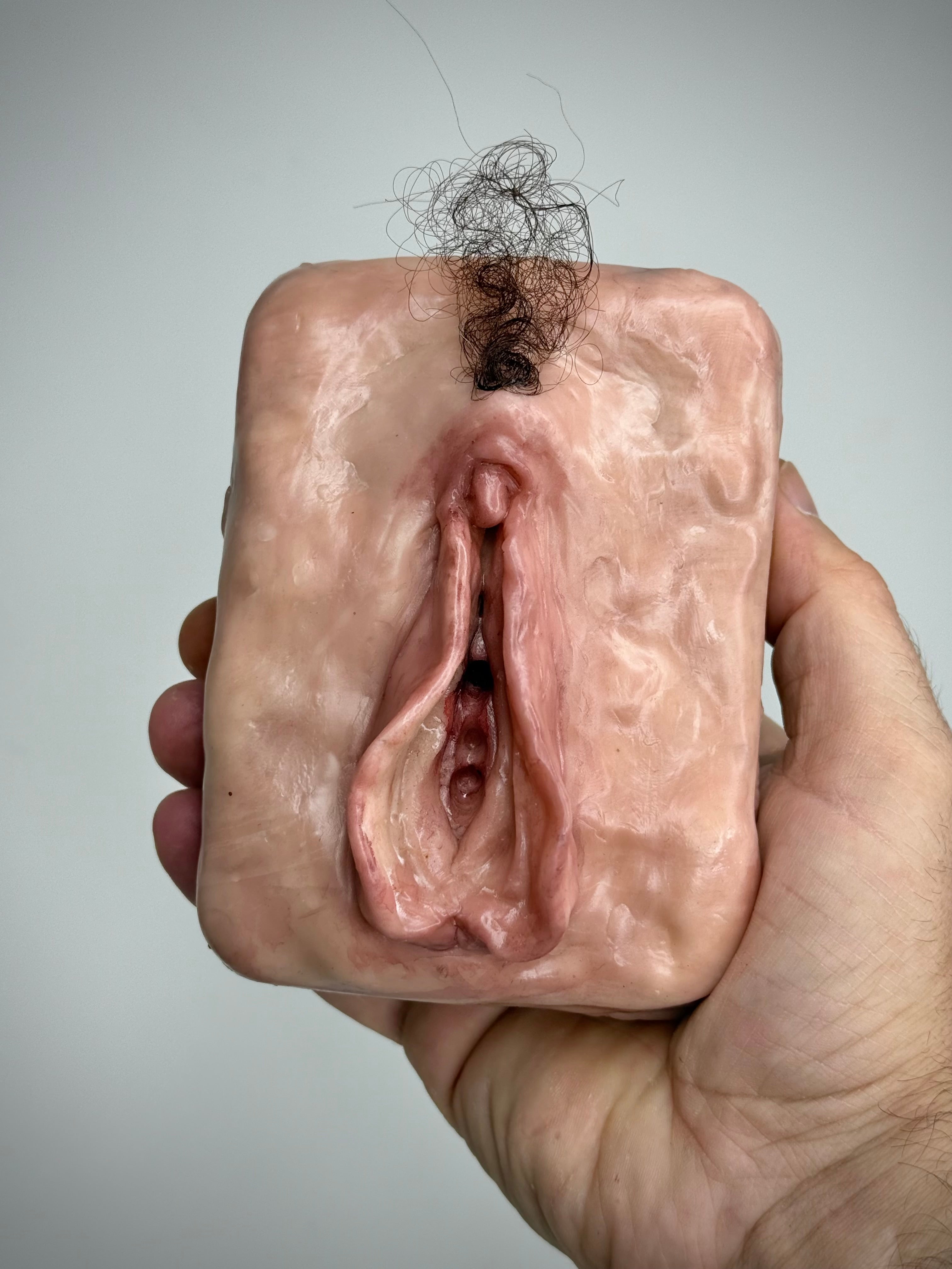 Vagina Tobacco Tin – Anatomical Stash Box – Weird Handmade Polymer Clay Oddity