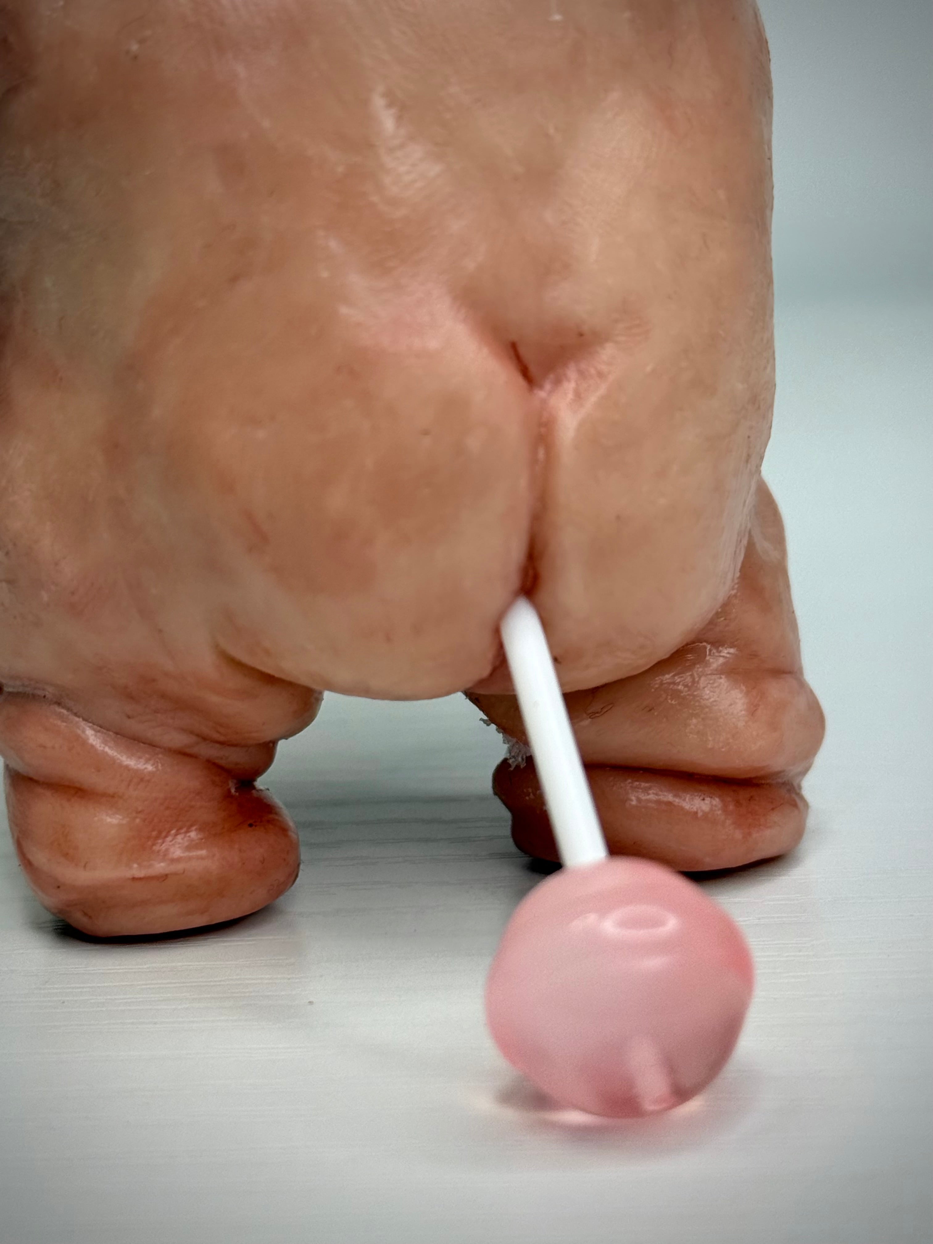 Disturbie “Lolliplop” – Grotesque Creature Sculpture – Weird Handmade Polymer Clay Oddity