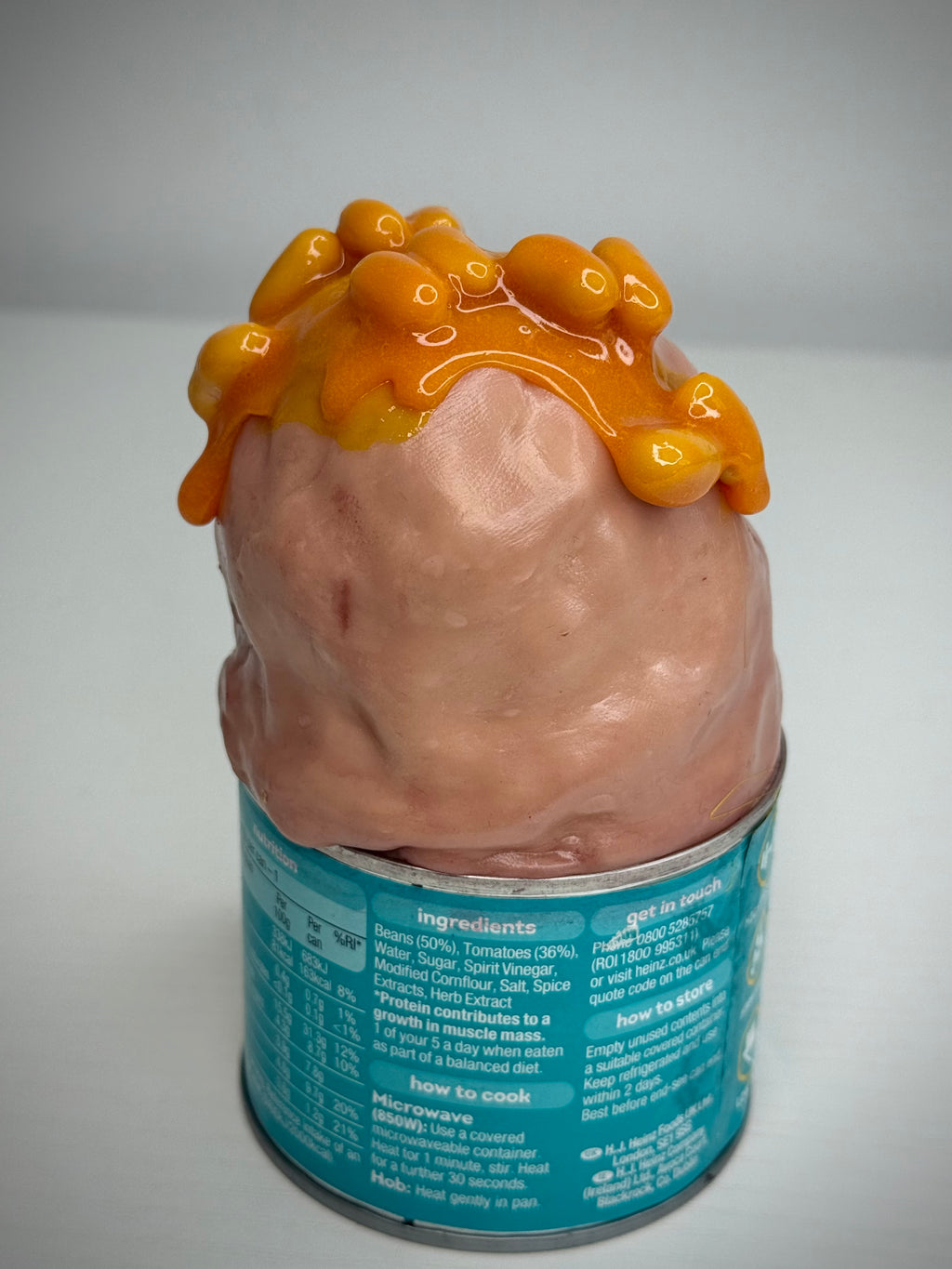 bEaNz – Sentient Bean Can Sculpture – Weird Clay Oddity ()