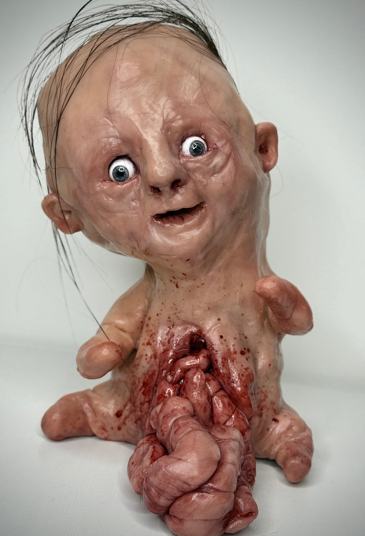 Handmade Grotesque Creature Sculpture – Horror Art / Oddity Collectible