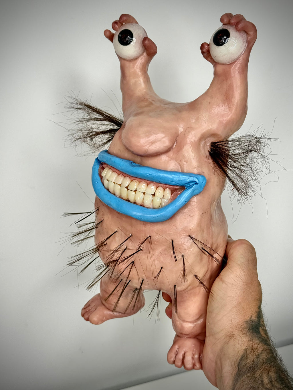 Krumm – Ahh!!! Real Monsters Inspired Sculpture – Handmade Polymer Clay Monster Oddity
