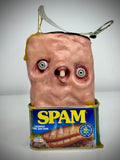 Sentient Spam – Creepy Food Sculpture – Weird Handmade Polymer Clay Oddity