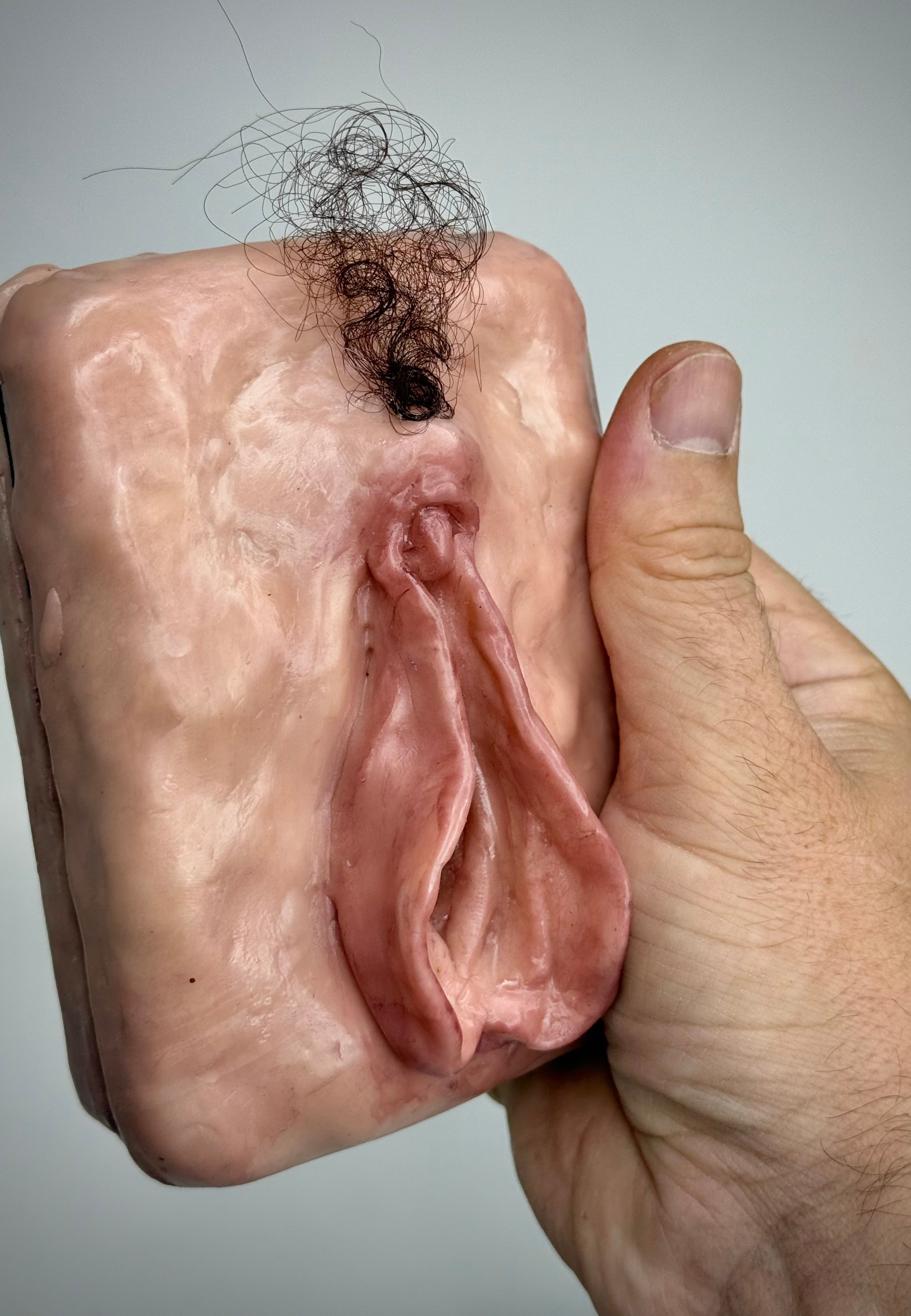 Vagina Tobacco Tin – Anatomical Stash Box – Weird Handmade Polymer Clay Oddity